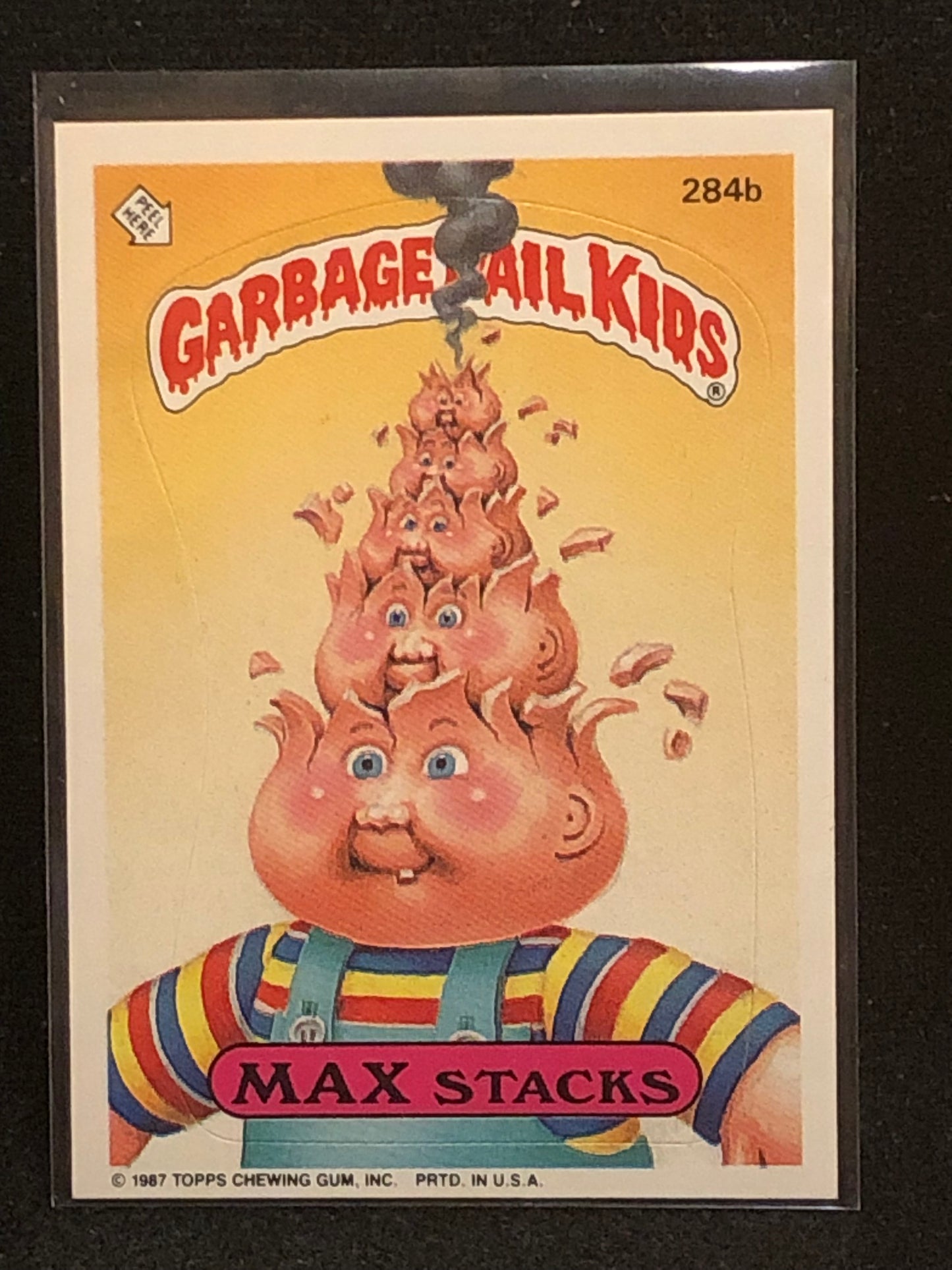 Garbage Pail Kids Original Series 7 (os7) 284b Max Stacks