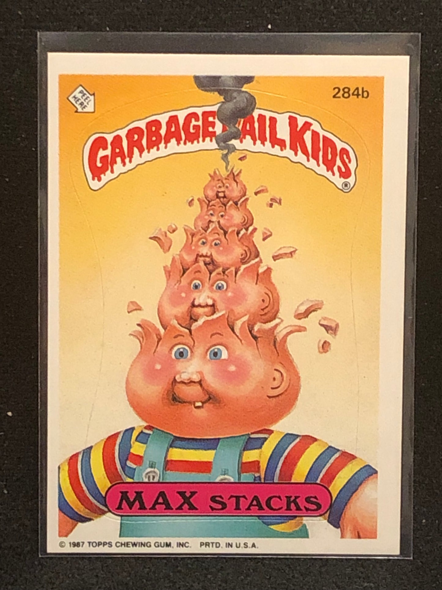 Garbage Pail Kids Original Series 7 (os7) 284b Max Stacks