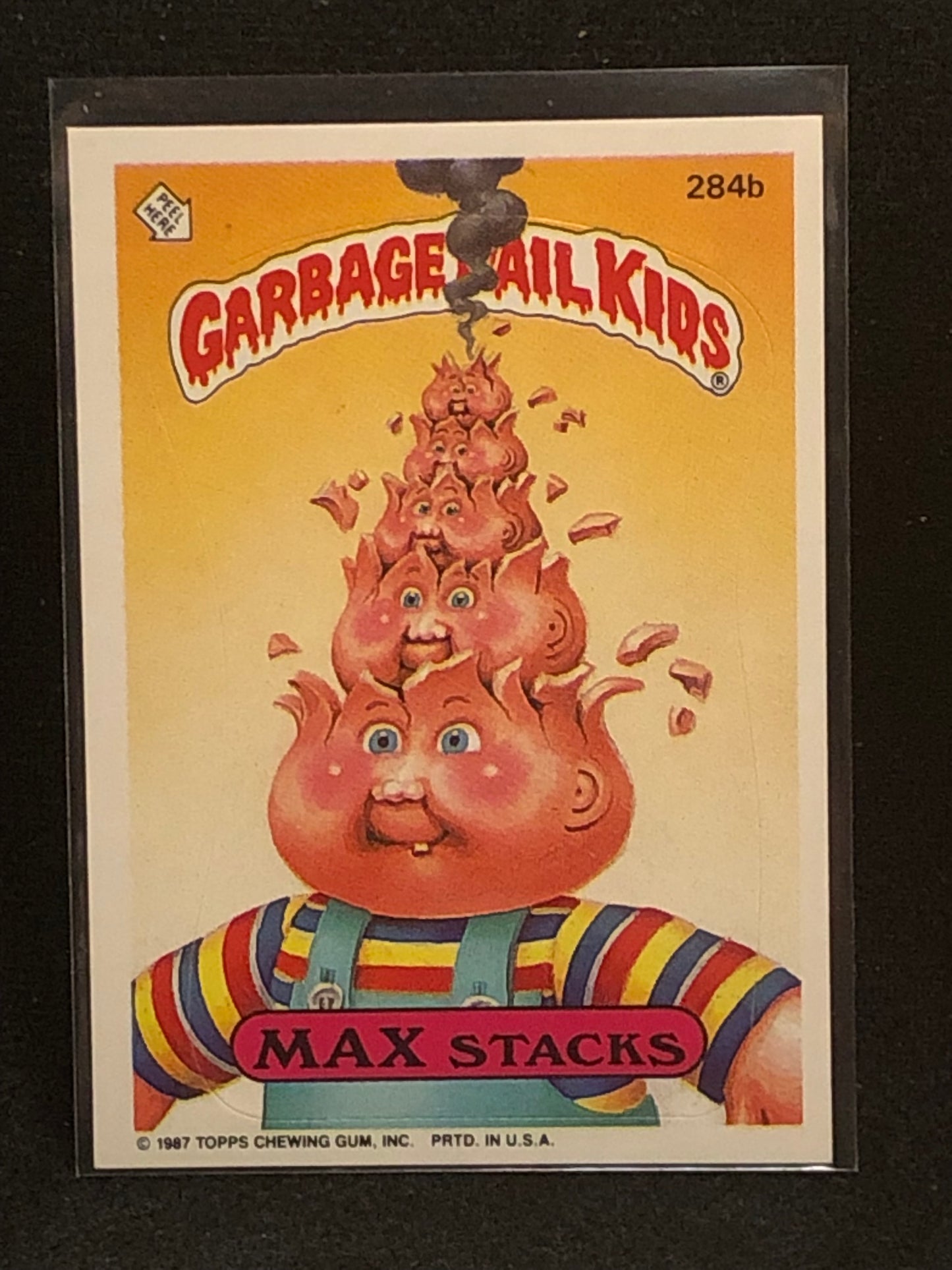 Garbage Pail Kids Original Series 7 (os7) 284b Max Stacks