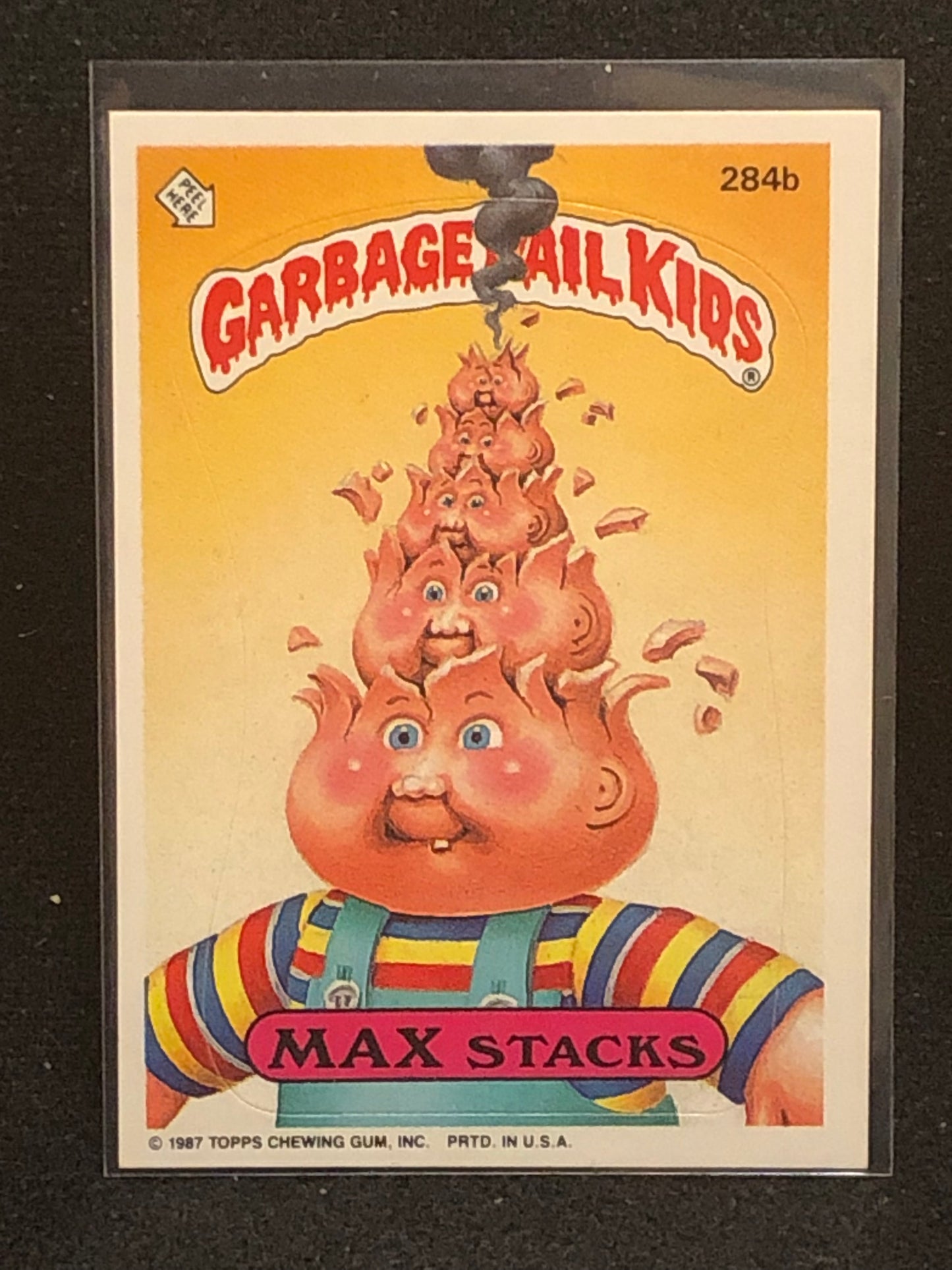 Garbage Pail Kids Original Series 7 (os7) 284b Max Stacks