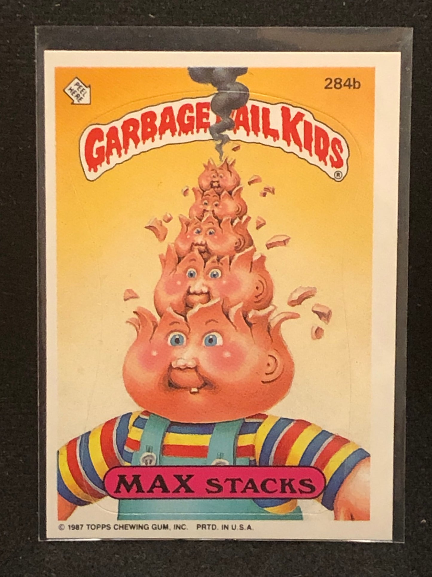 Garbage Pail Kids Original Series 7 (os7) 284b Max Stacks