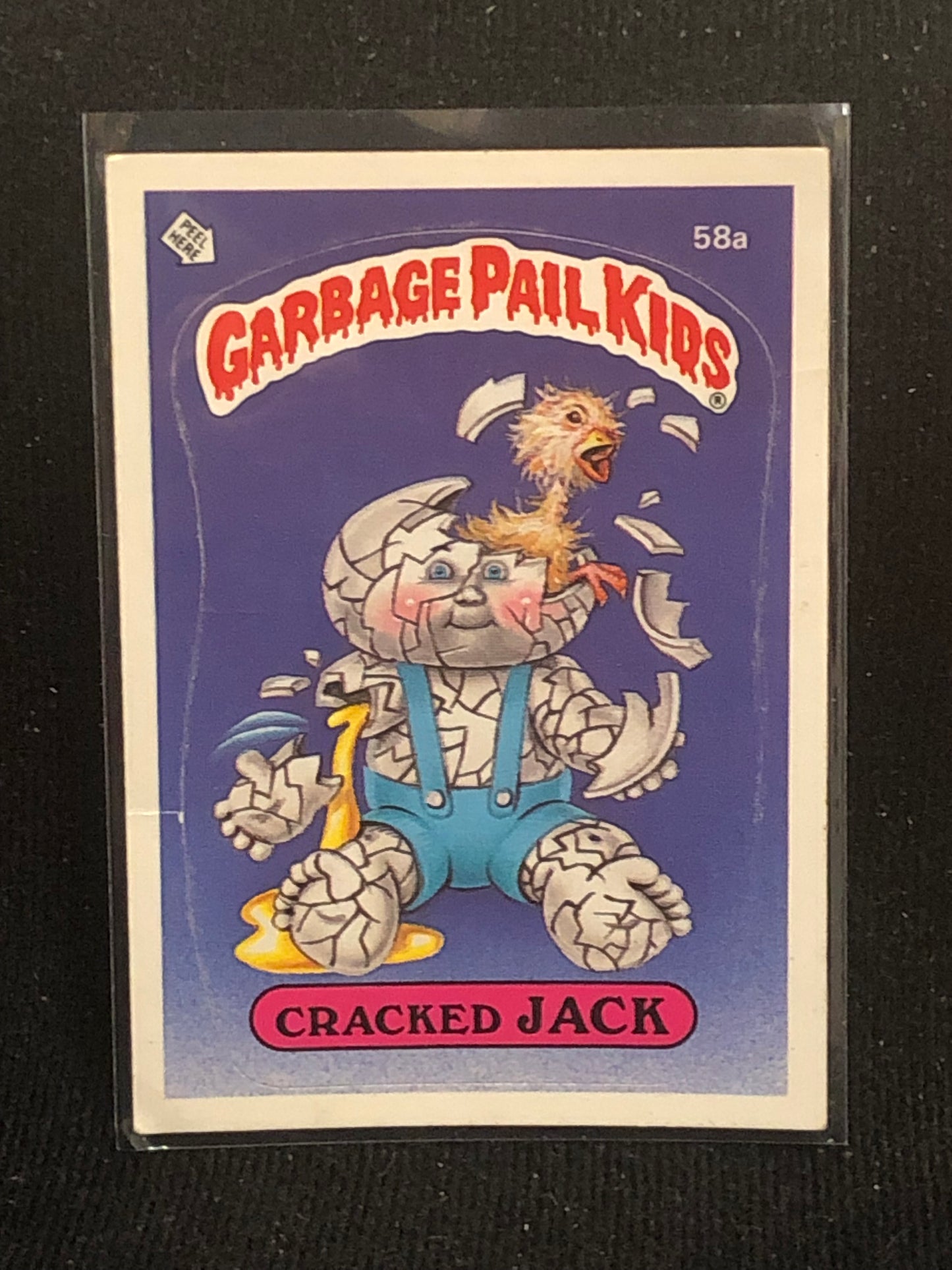 Garbage Pail Kids Original Series 2 (os2) 58a Cracked Jack