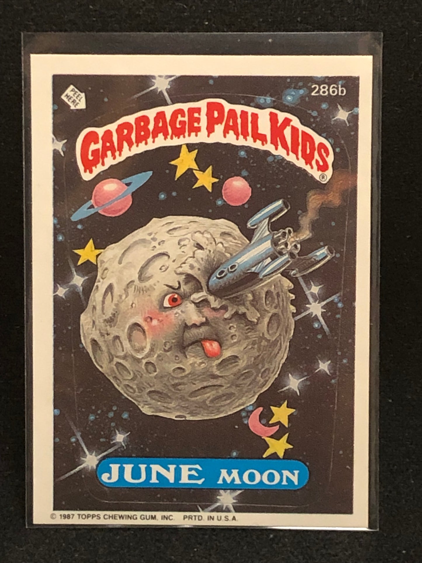 Garbage Pail Kids Original Series 7 (os7) 286b June Moon