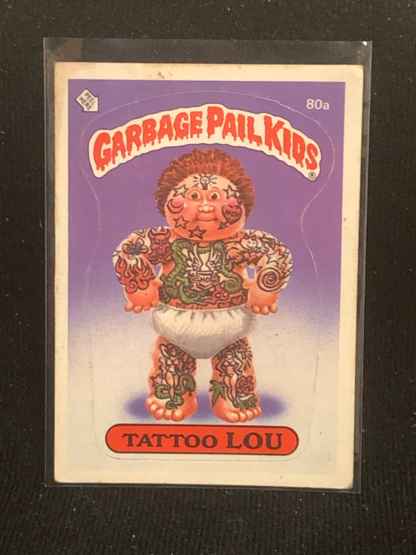 Garbage Pail Kids Original Series 2 (os2) 80a Tattoo Lou