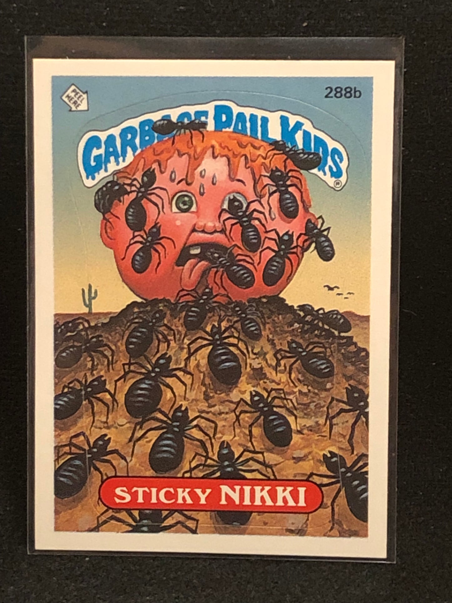 Garbage Pail Kids Original Series 7 (os7) 288b Sticky Nikki