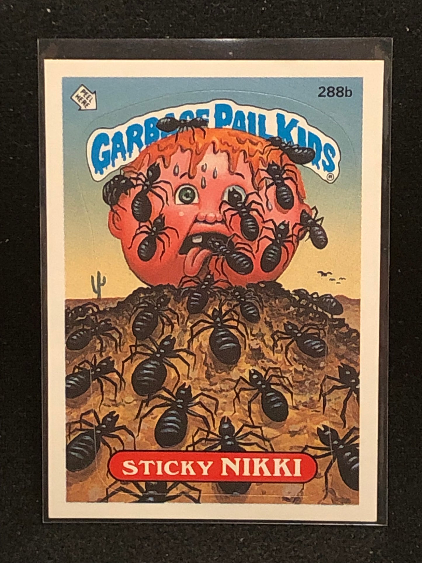 Garbage Pail Kids Original Series 7 (os7) 288b Sticky Nikki