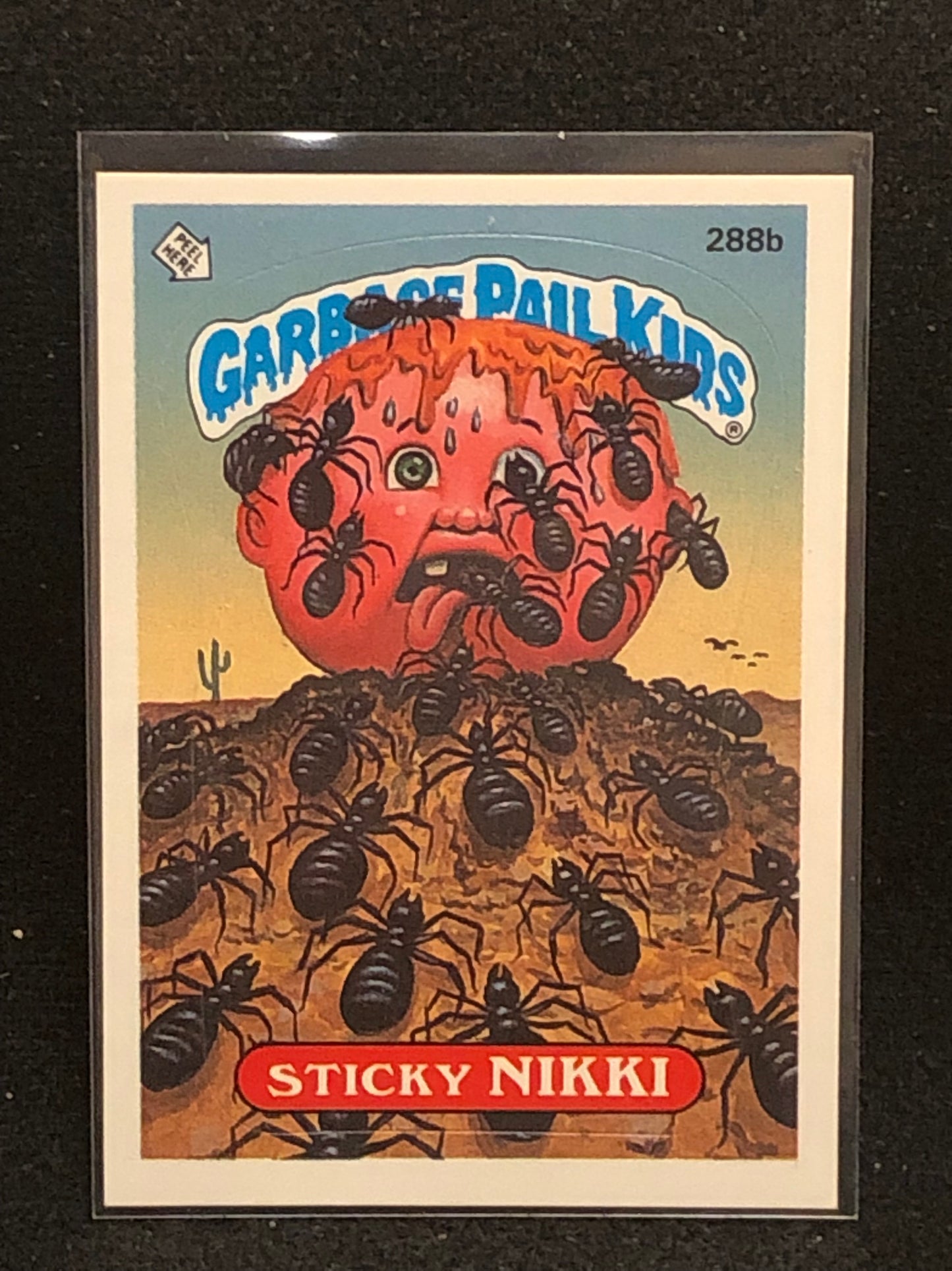 Garbage Pail Kids Original Series 7 (os7) 288b Sticky Nikki