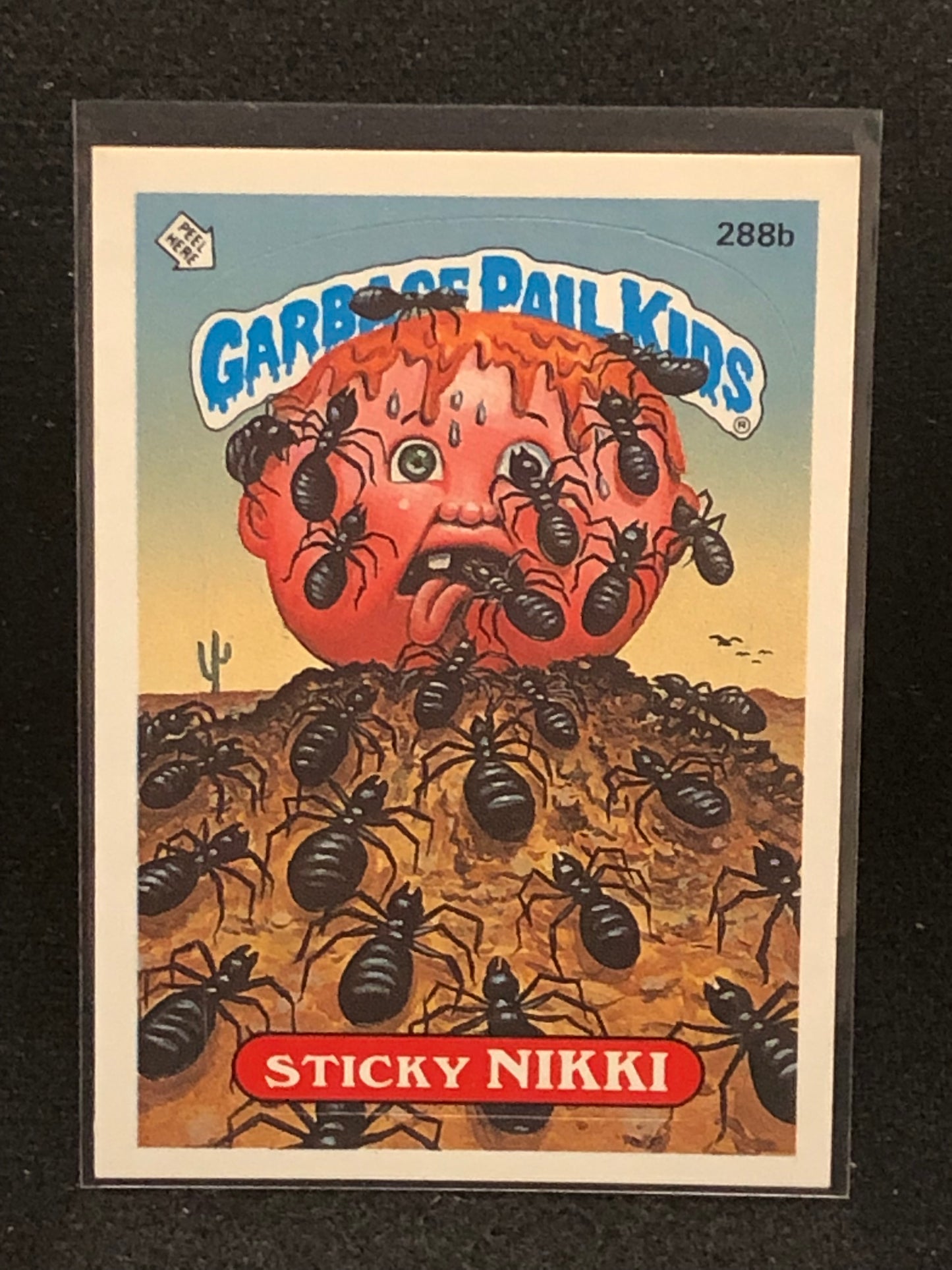 Garbage Pail Kids Original Series 7 (os7) 288b Sticky Nikki