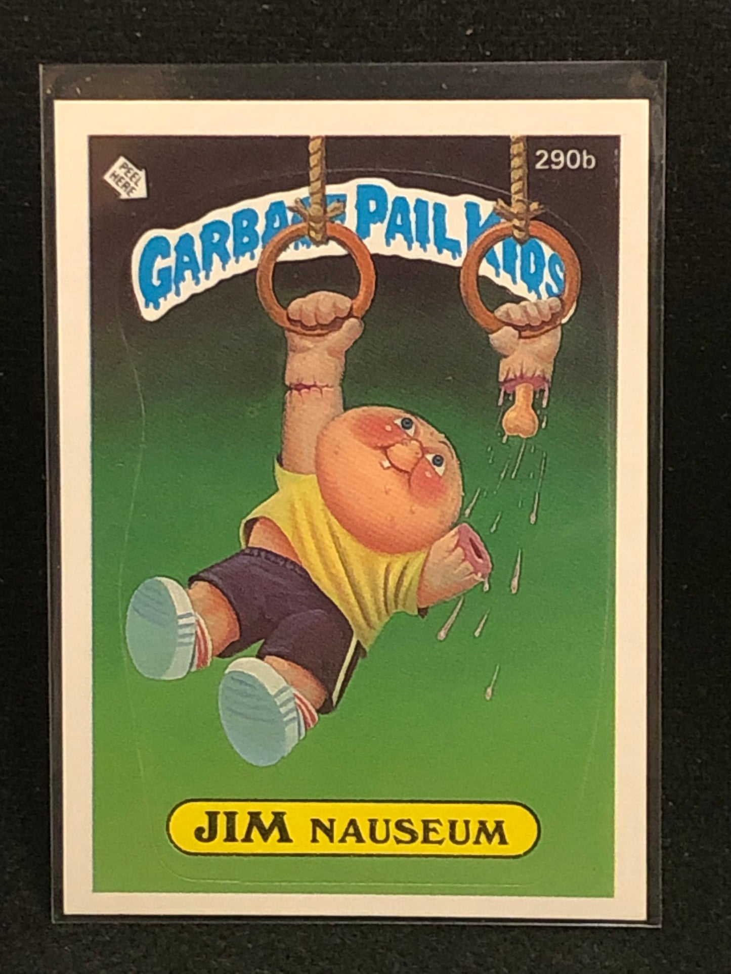 Garbage Pail Kids Original Series 7 (os7) 290b Jim Nauseum