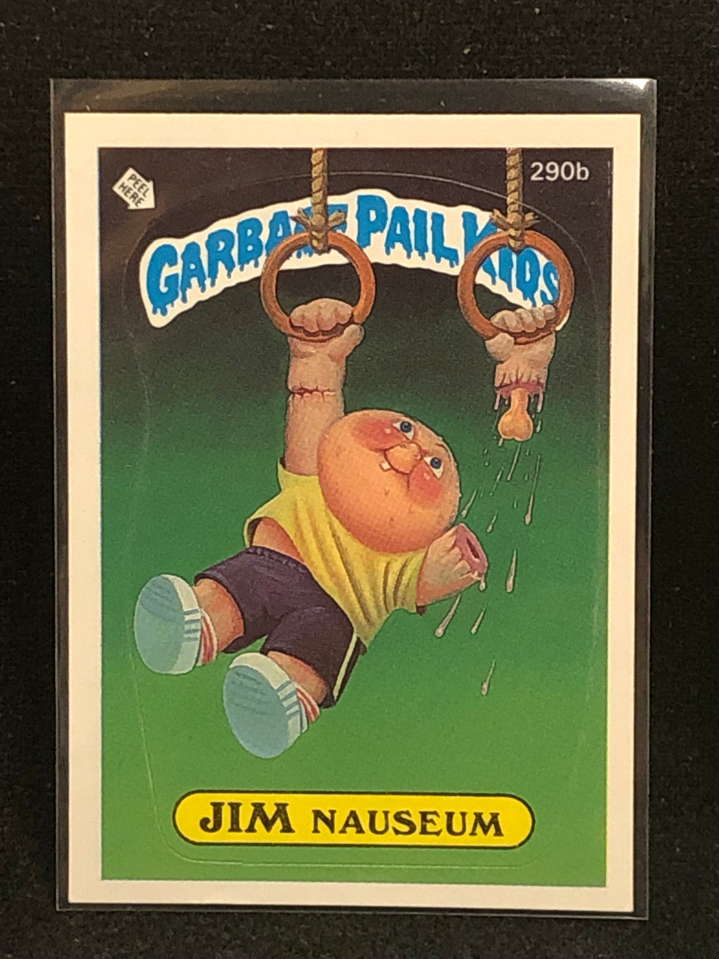 Garbage Pail Kids Original Series 7 (os7) 290b Jim Nauseum