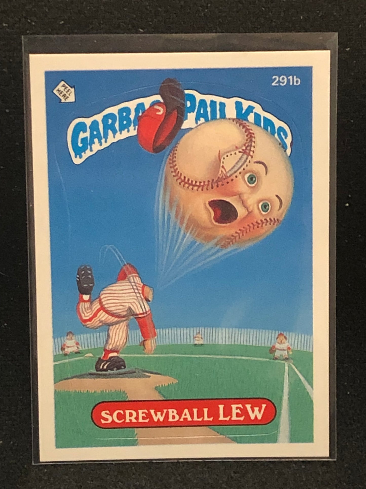 Garbage Pail Kids Original Series 7 (os7) 291b Screwball Lew