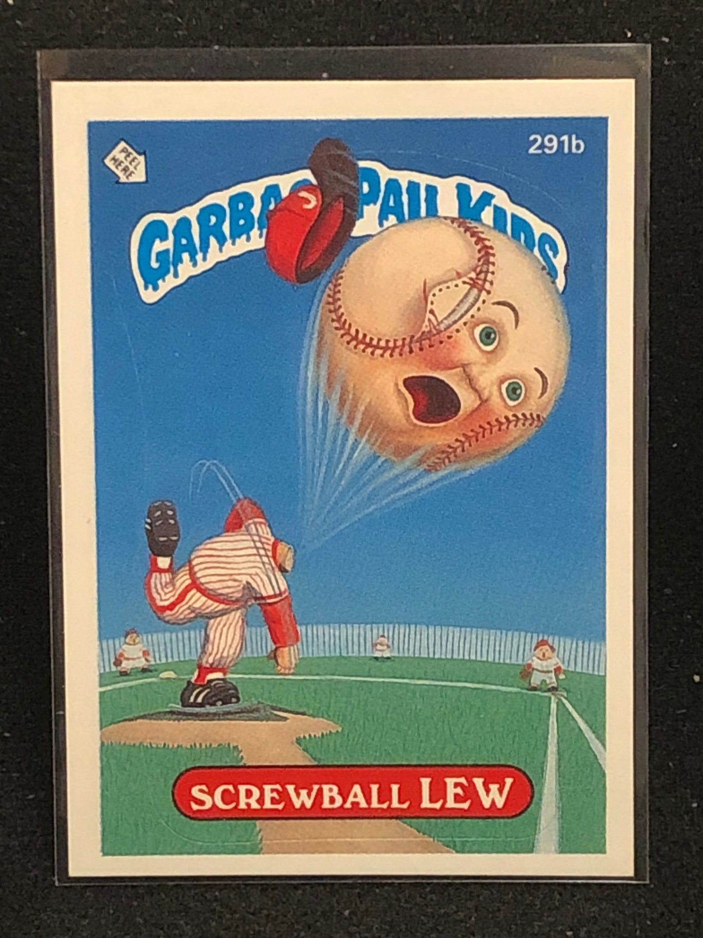 Garbage Pail Kids Original Series 7 (os7) 291b Screwball Lew