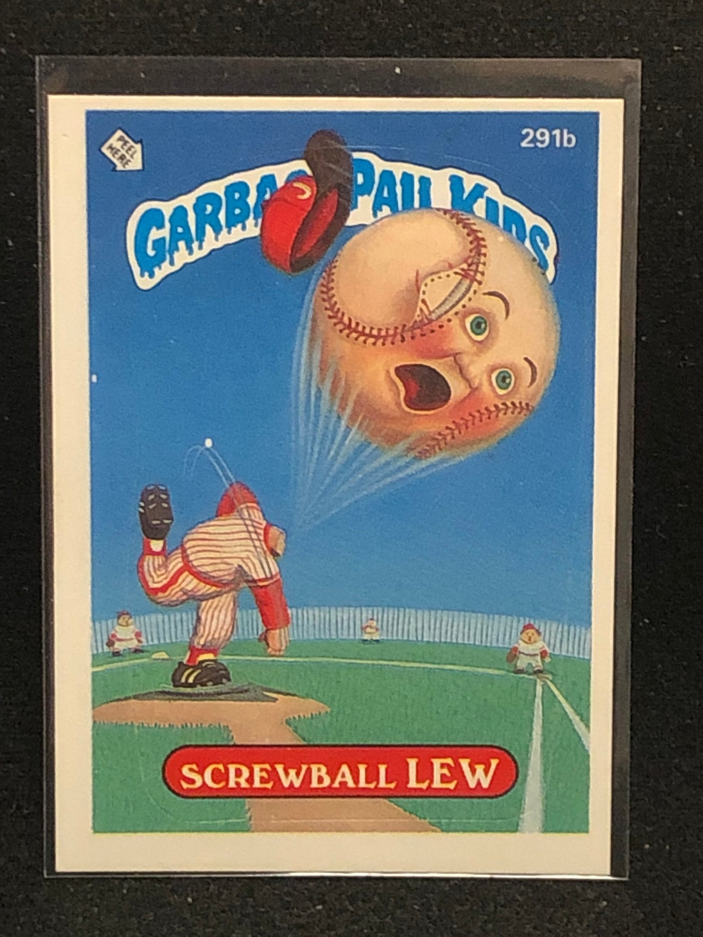 Garbage Pail Kids Original Series 7 (os7) 291b Screwball Lew