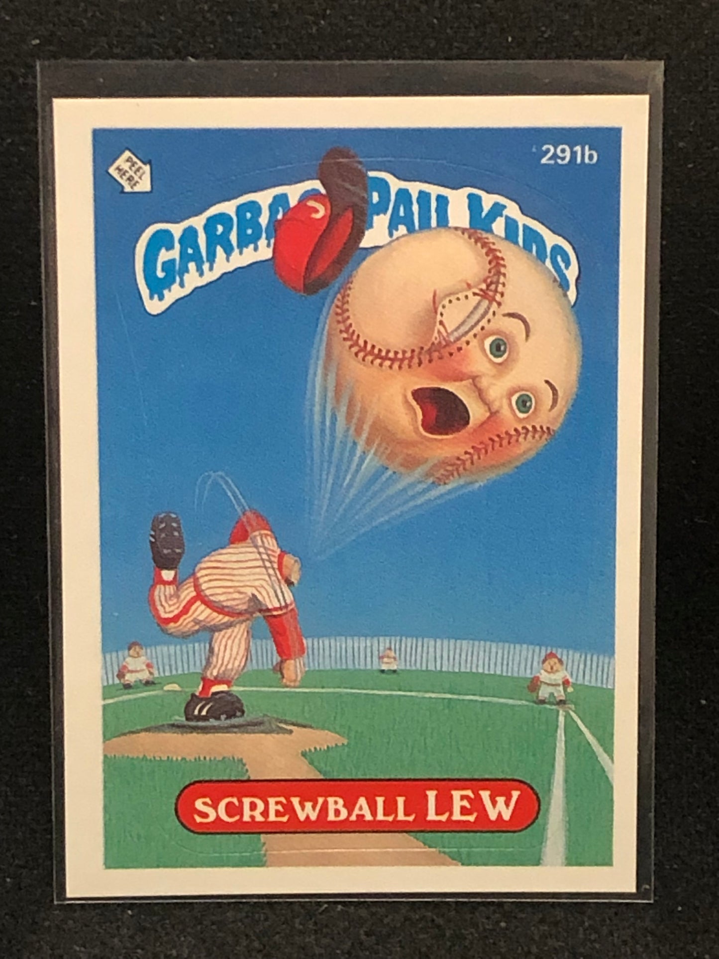 Garbage Pail Kids Original Series 7 (os7) 291b Screwball Lew