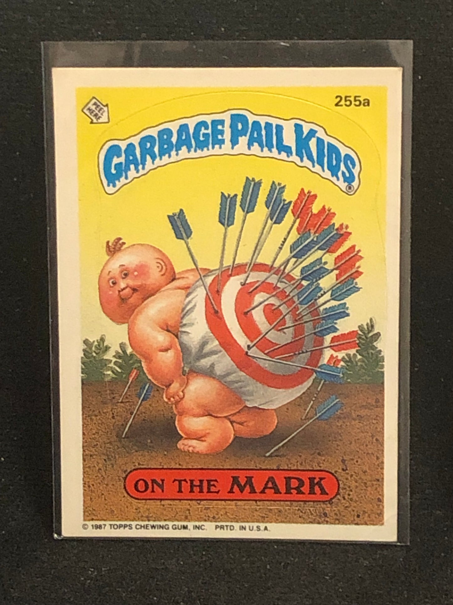 Garbage Pail Kids Original Series 7 (os7) 255a On The Mark