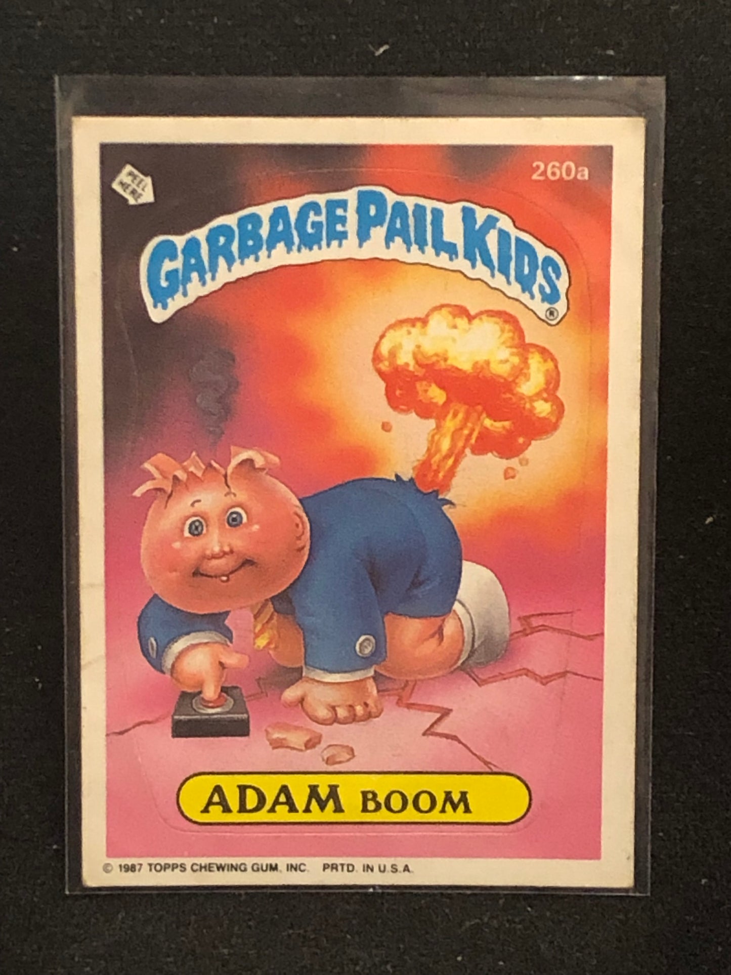 Garbage Pail Kids Original Series 7 (os7) 260a Adam Boom