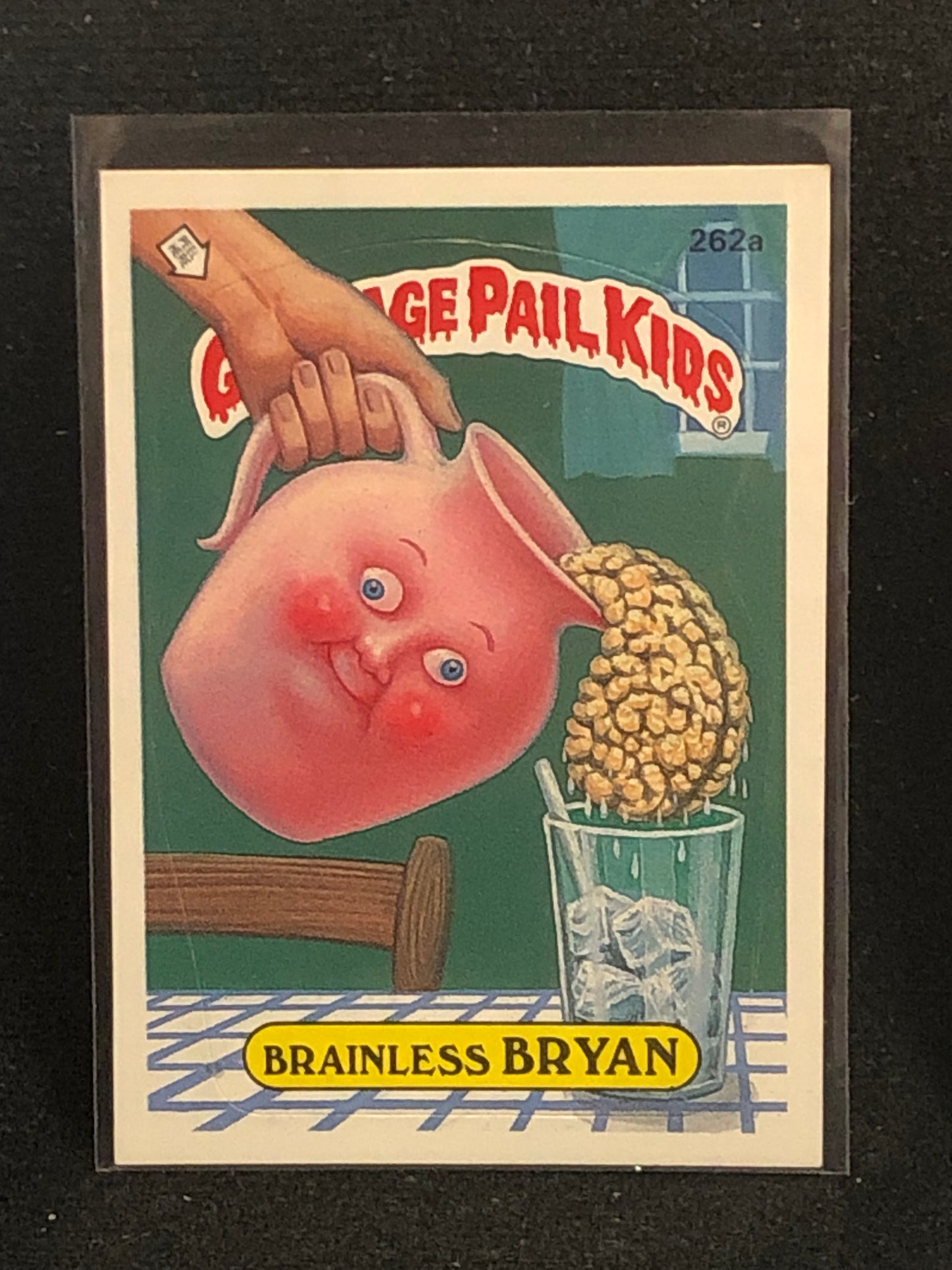 Garbage Pail Kids Original Series 7 (os7) 262a Brainless Bryan