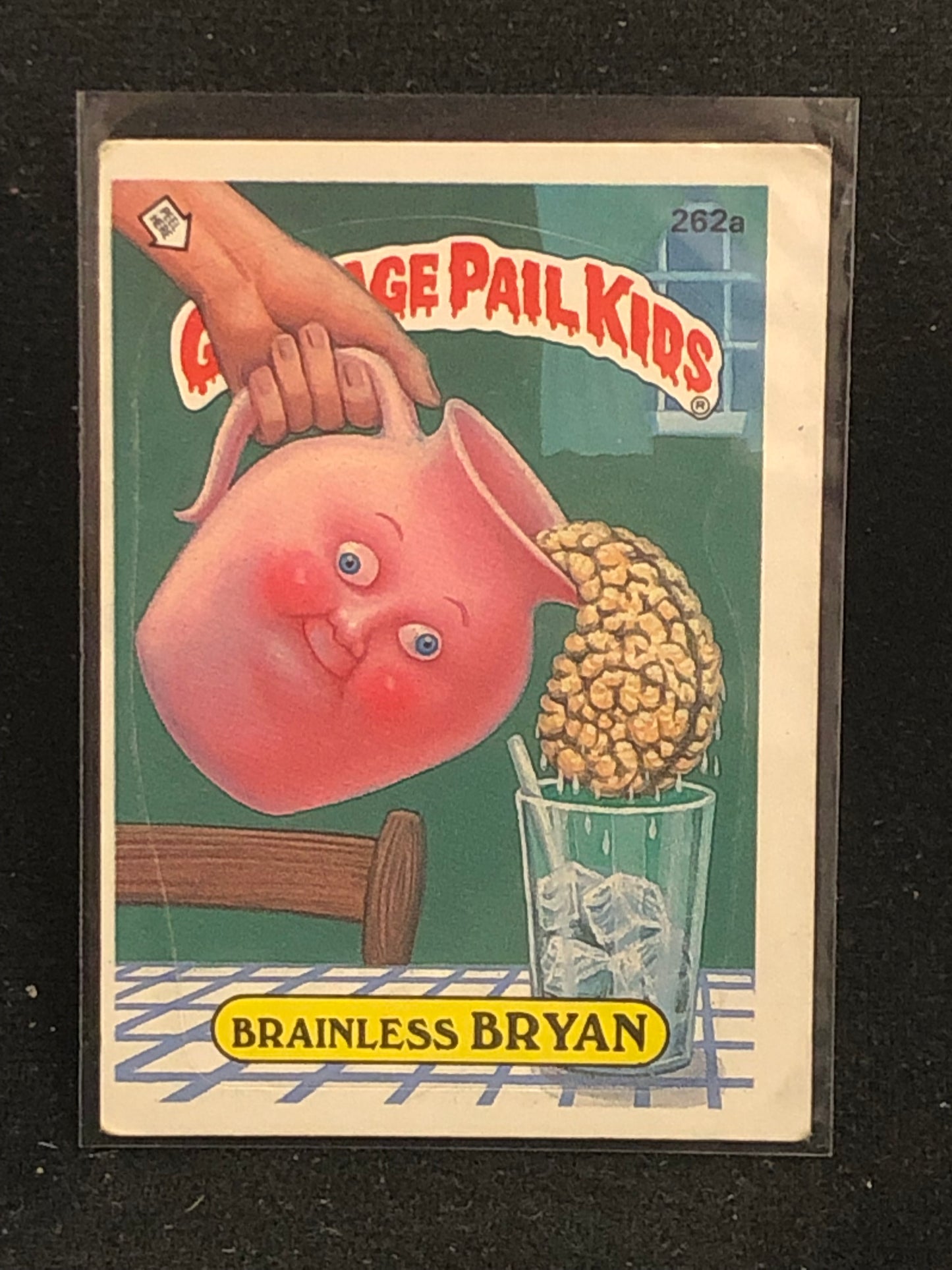 Garbage Pail Kids Original Series 7 (os7) 262a Brainless Bryan