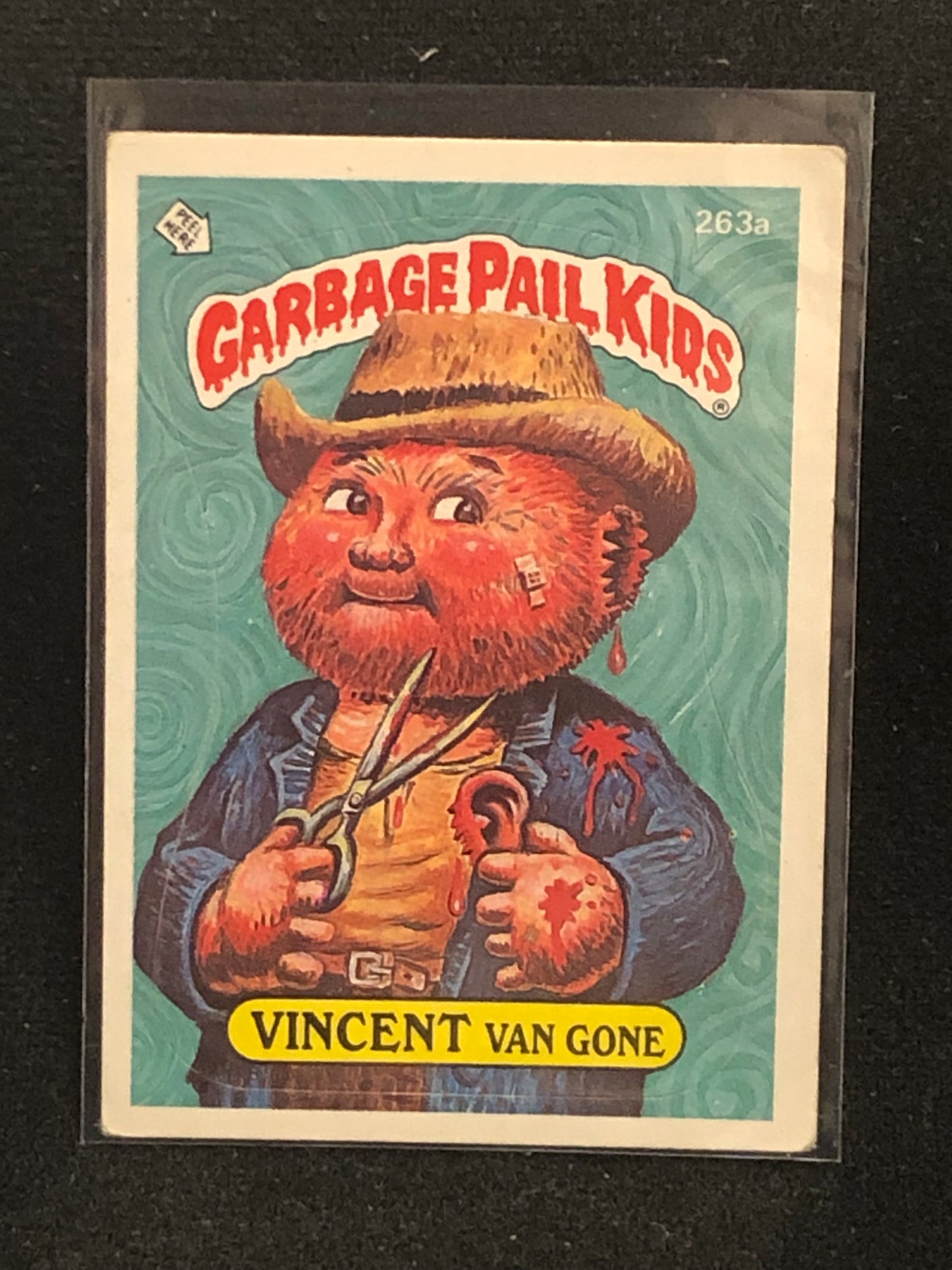 Garbage Pail Kids Original Series 7 (os7) 263a Vincent Van Gone