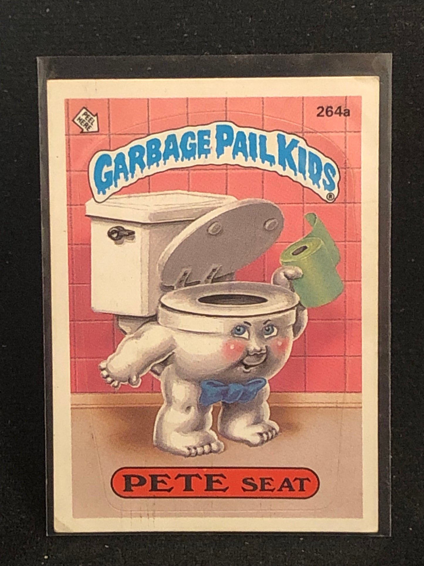 Garbage Pail Kids Original Series 7 (os7) 264a Pete Seat