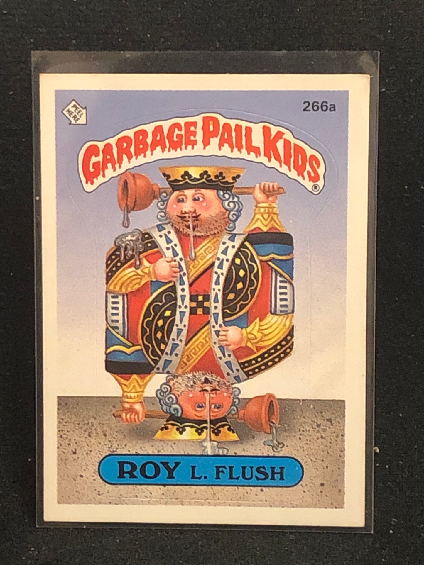 Garbage Pail Kids Original Series 7 (os7) 266a Roy L Flush