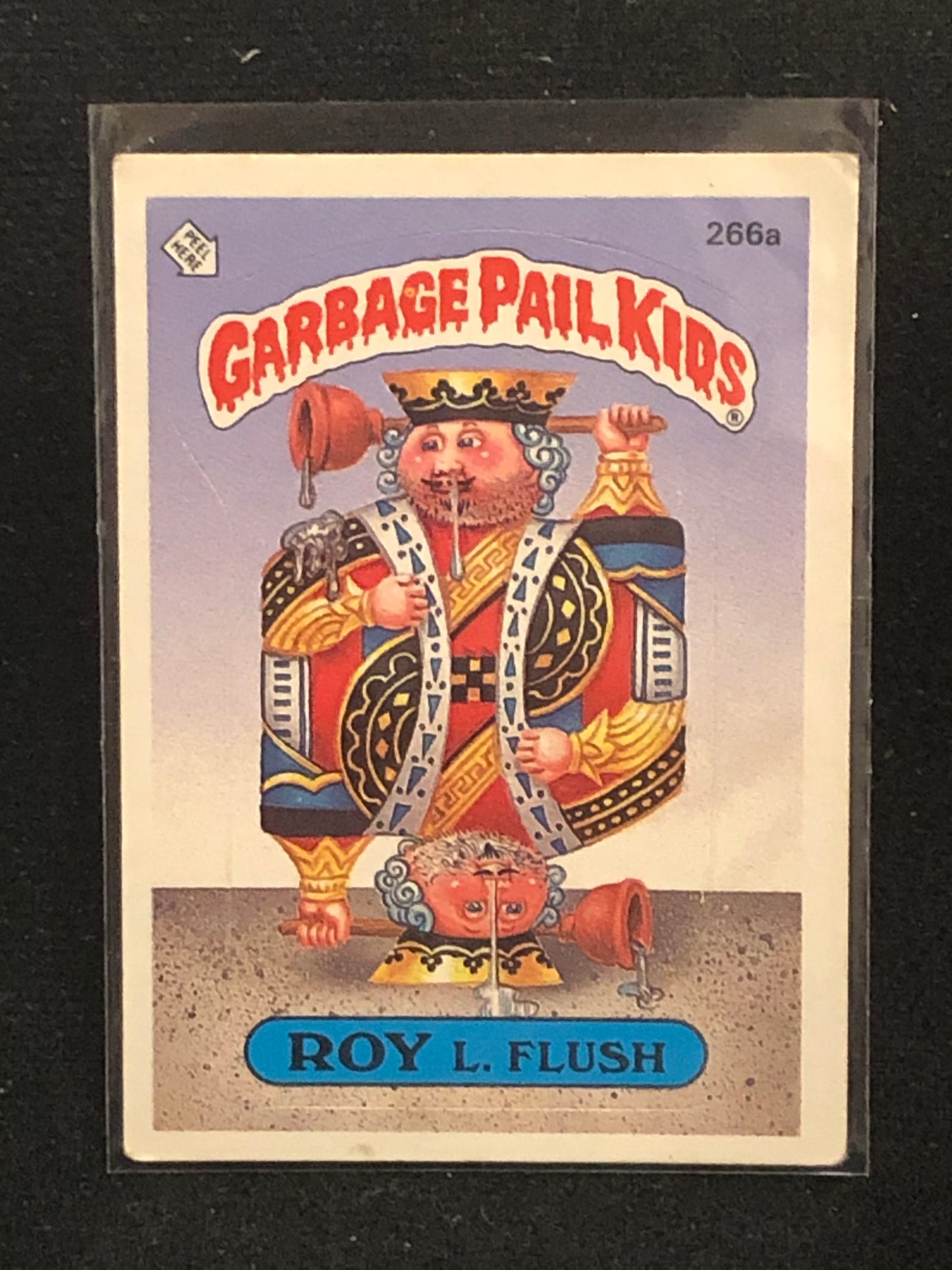 Garbage Pail Kids Original Series 7 (os7) 266a Roy L Flush