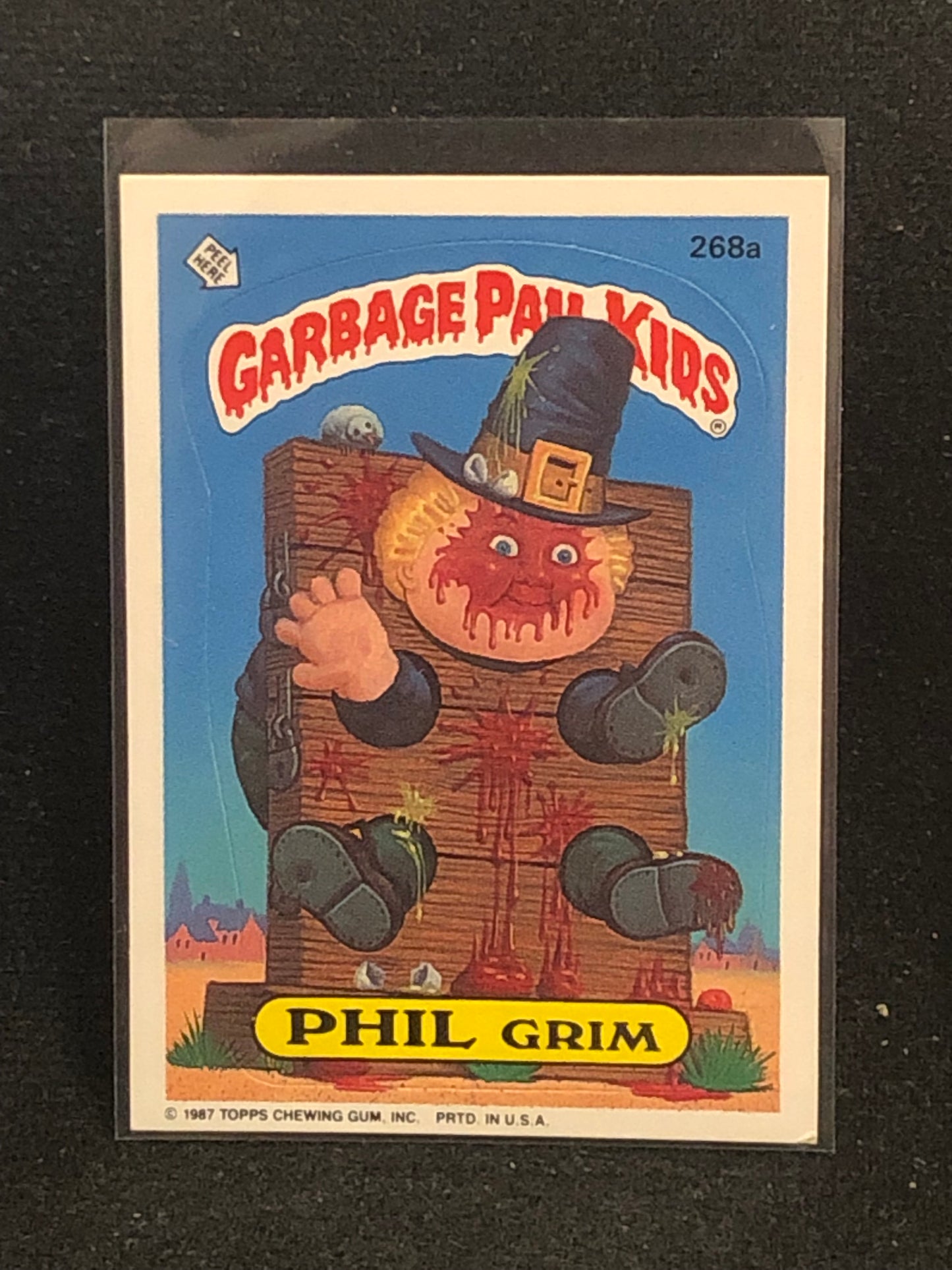 Garbage Pail Kids Original Series 7 (os7) 268a Phil Grim