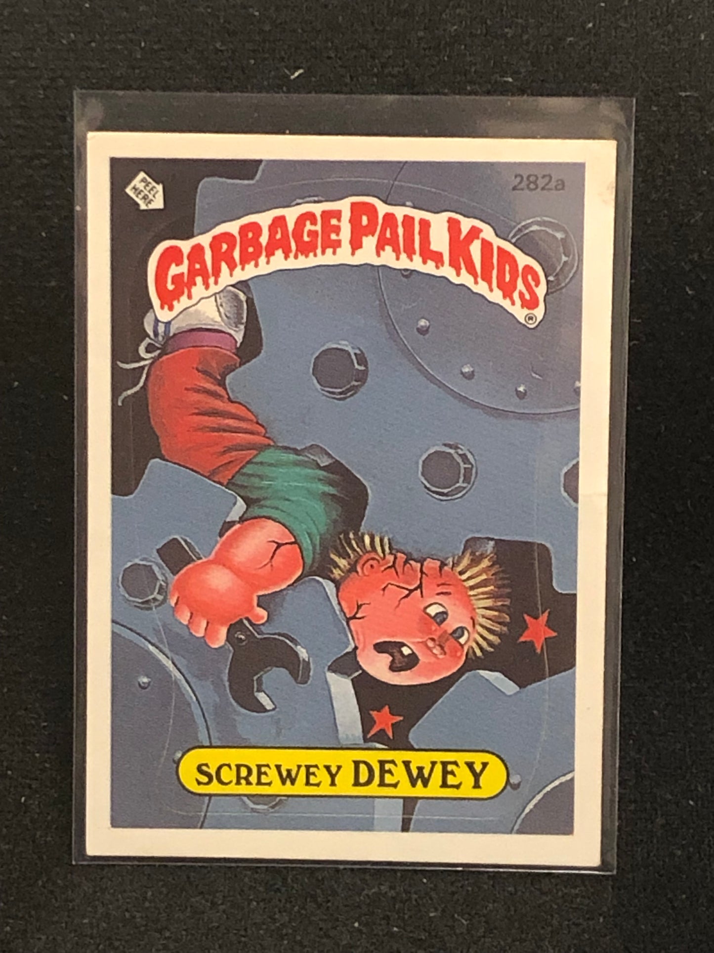 Garbage Pail Kids Original Series 7 (os7) 282a Screwey Dewey