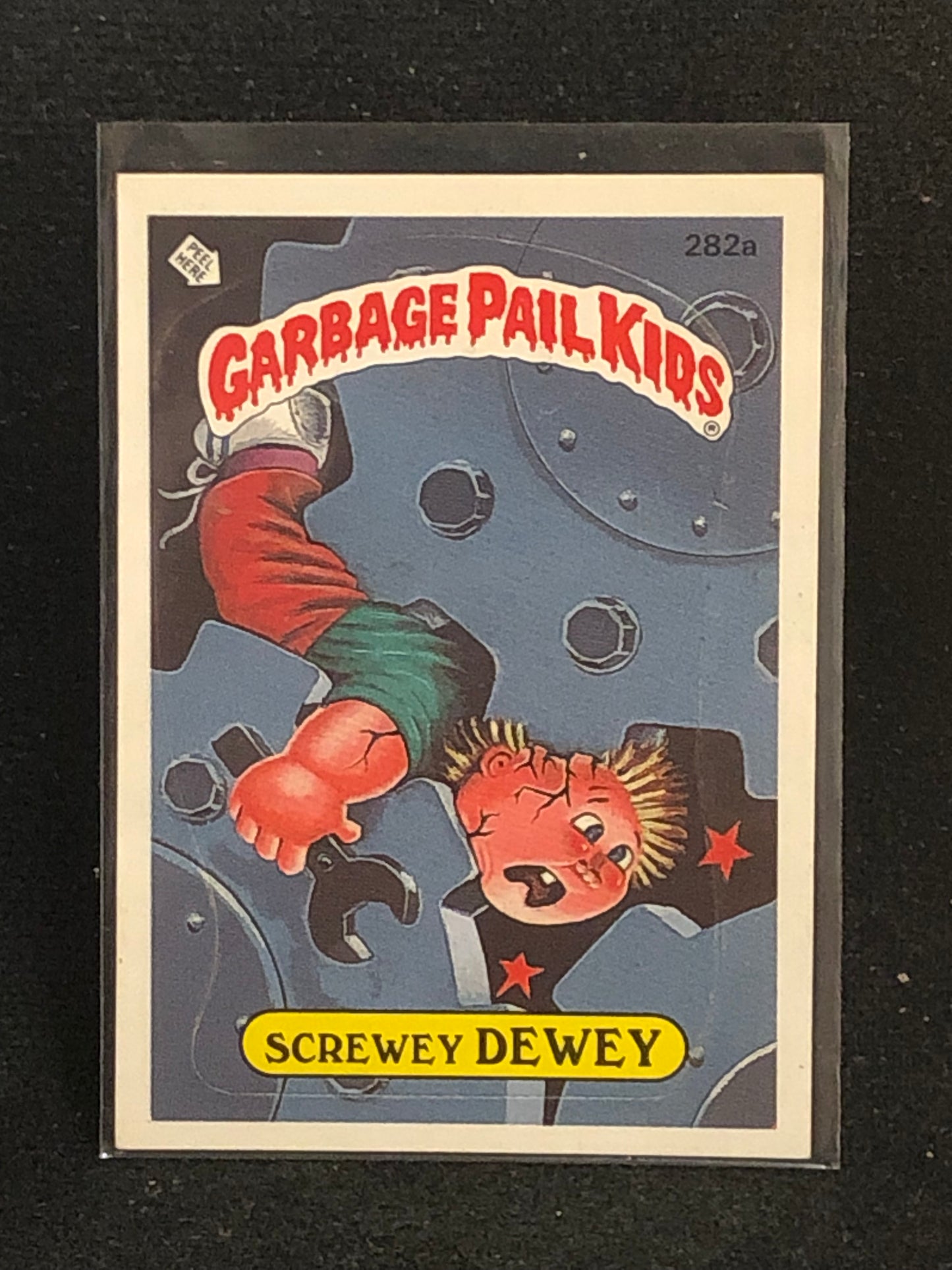 Garbage Pail Kids Original Series 7 (os7) 282a Screwey Dewey