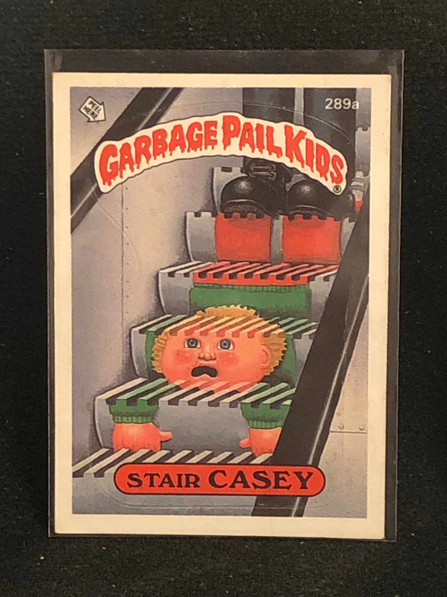 Garbage Pail Kids Original Series 7 (os7) 289a Stair Casey