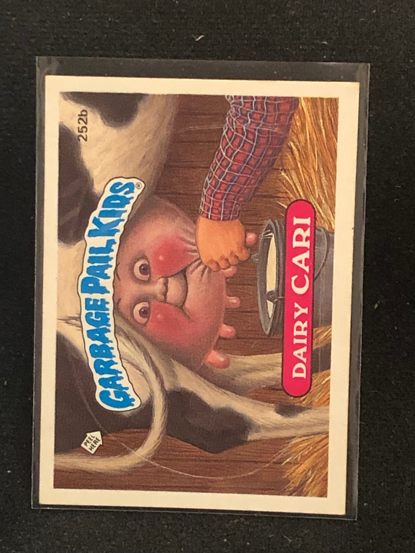 Garbage Pail Kids Original Series 7 (os7) 252b Dairy Cari