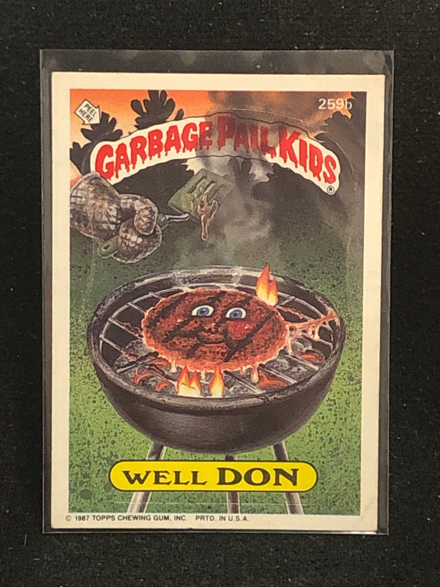 Garbage Pail Kids Original Series 7 (os7) 259b Well Don