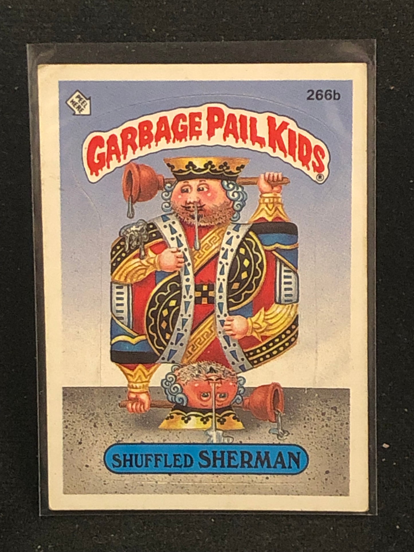 Garbage Pail Kids Original Series 7 (os7) 266b Shuffled Sherman