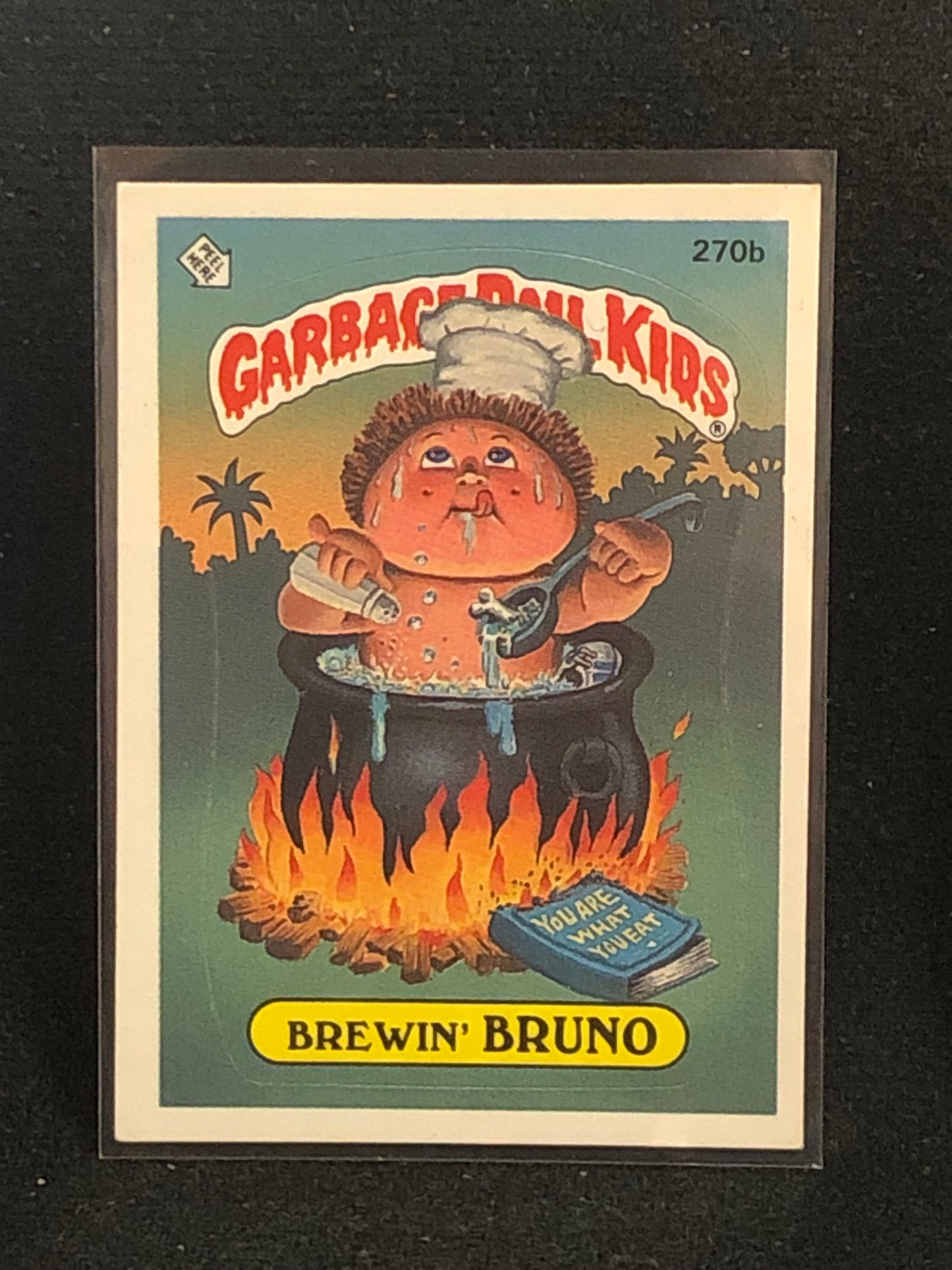 Garbage Pail Kids Original Series 7 (os7) 270b Brewin Bruno