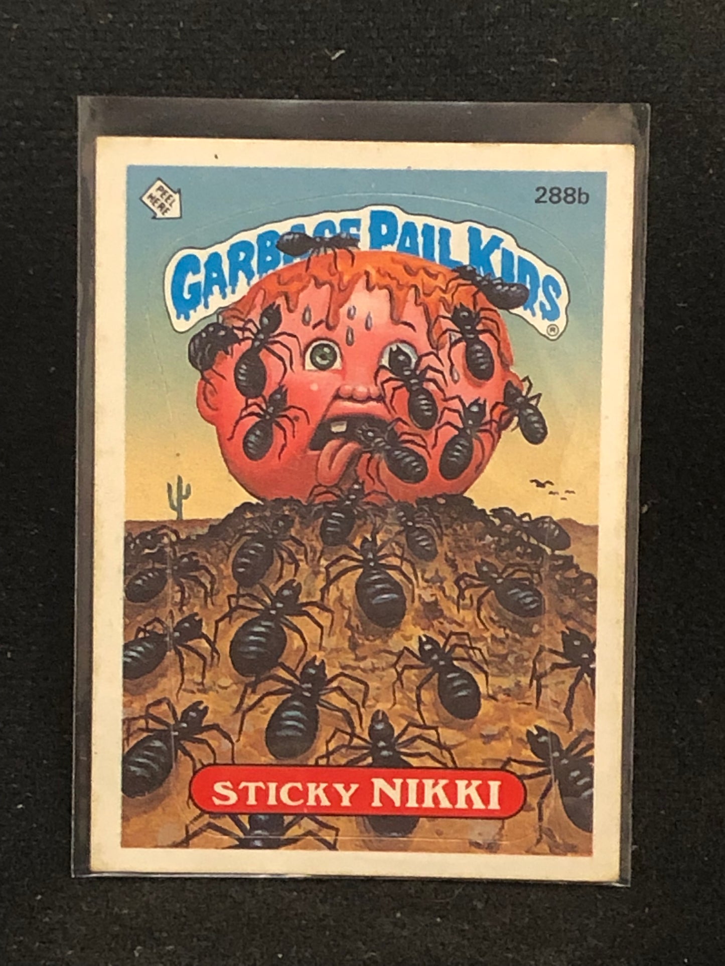 Garbage Pail Kids Original Series 7 (os7) 288b Sticky Nikki