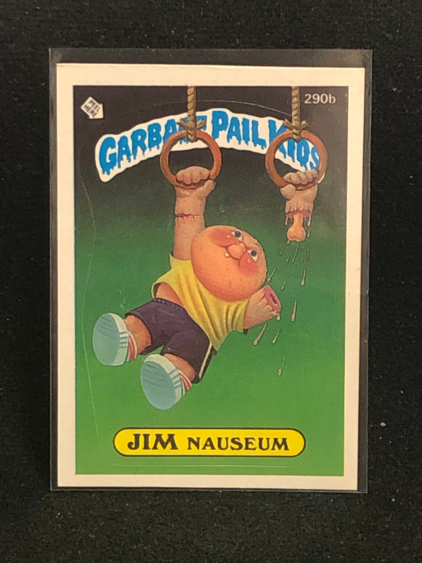 Garbage Pail Kids Original Series 7 (os7) 290b Jim Nauseum