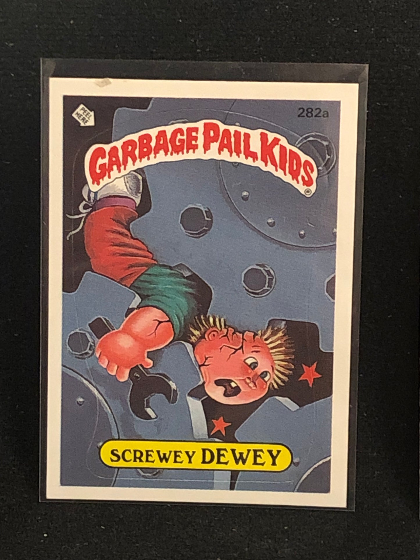 Garbage Pail Kids Original Series 7 (os7) 282a Screwey Dewey