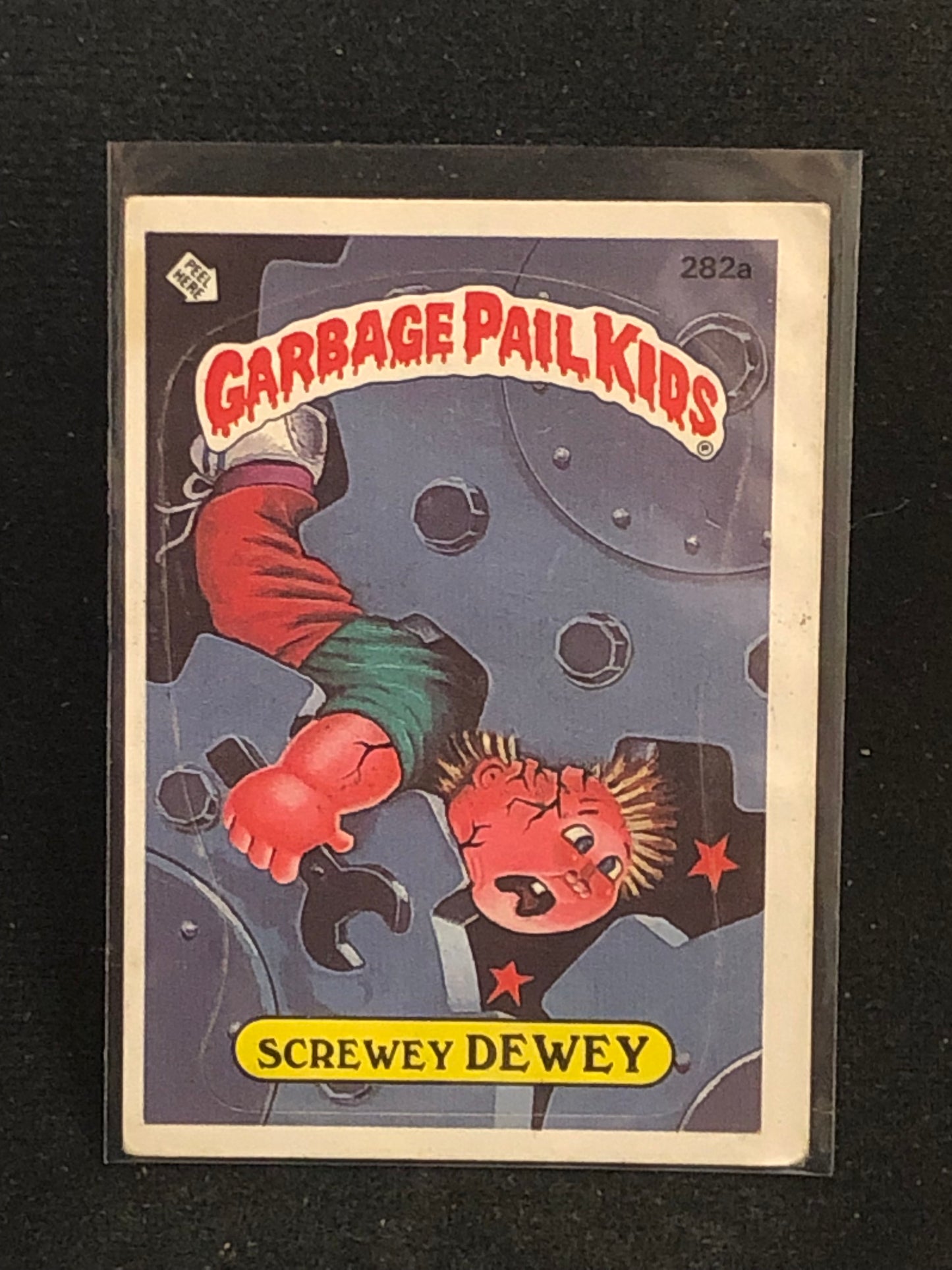 Garbage Pail Kids Original Series 7 (os7) 282a Screwey Dewey