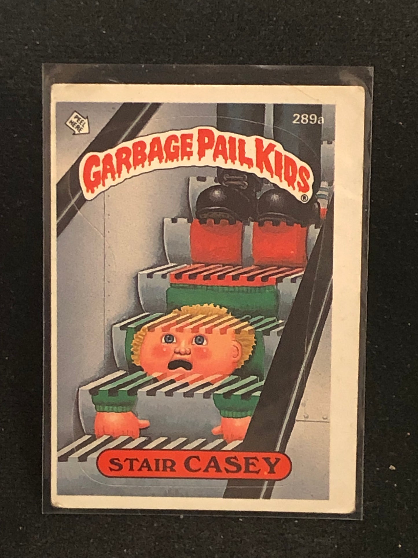 Garbage Pail Kids Original Series 7 (os7) 289a Stair Casey