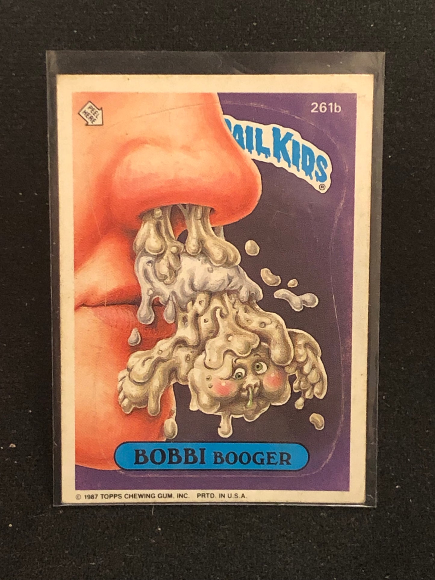 Garbage Pail Kids Original Series 7 (os7) 261b Bobbi Booger