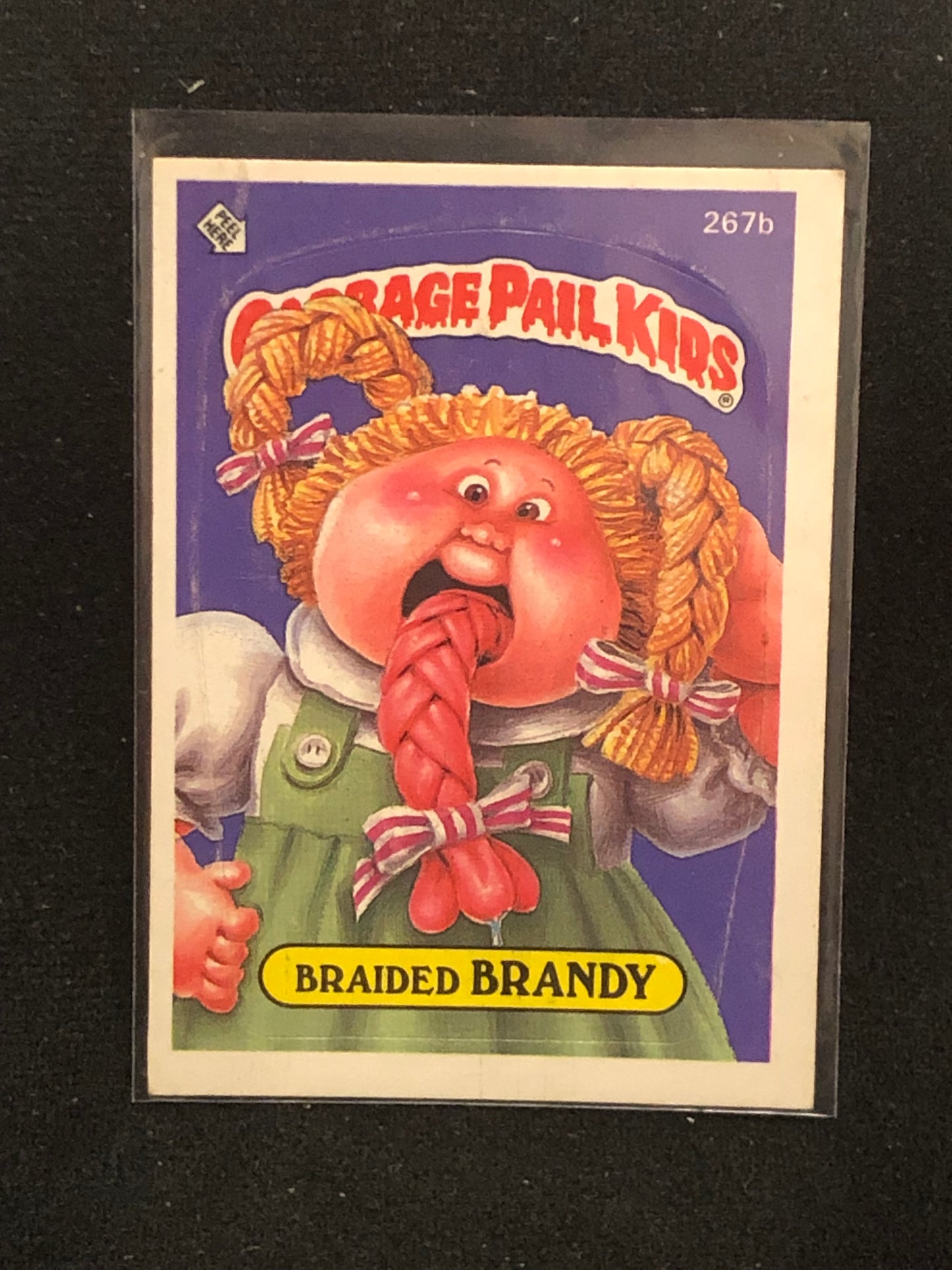 Garbage Pail Kids Original Series 7 (os7) 267b Braided Brandy