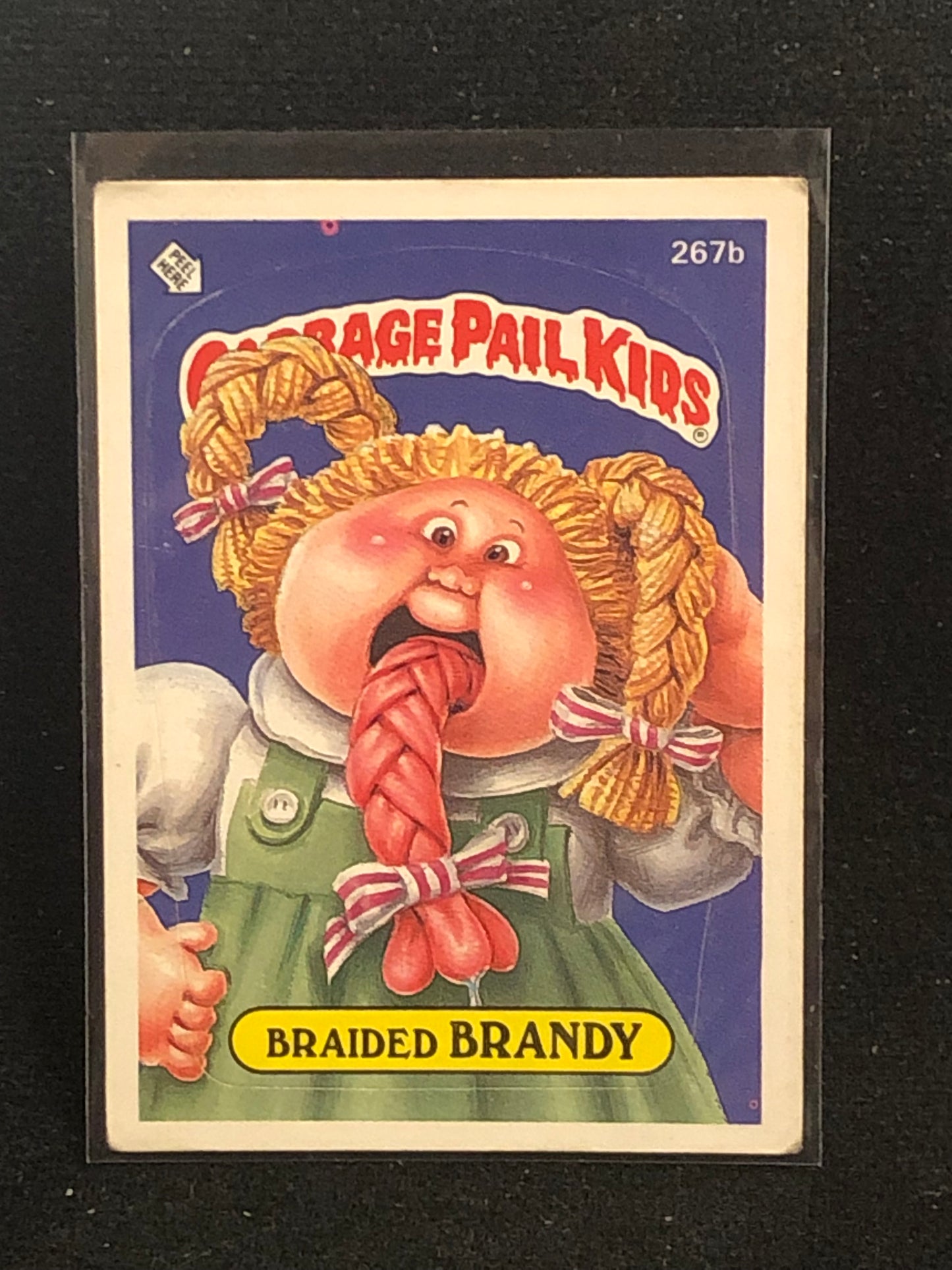 Garbage Pail Kids Original Series 7 (os7) 267b Braided Brandy