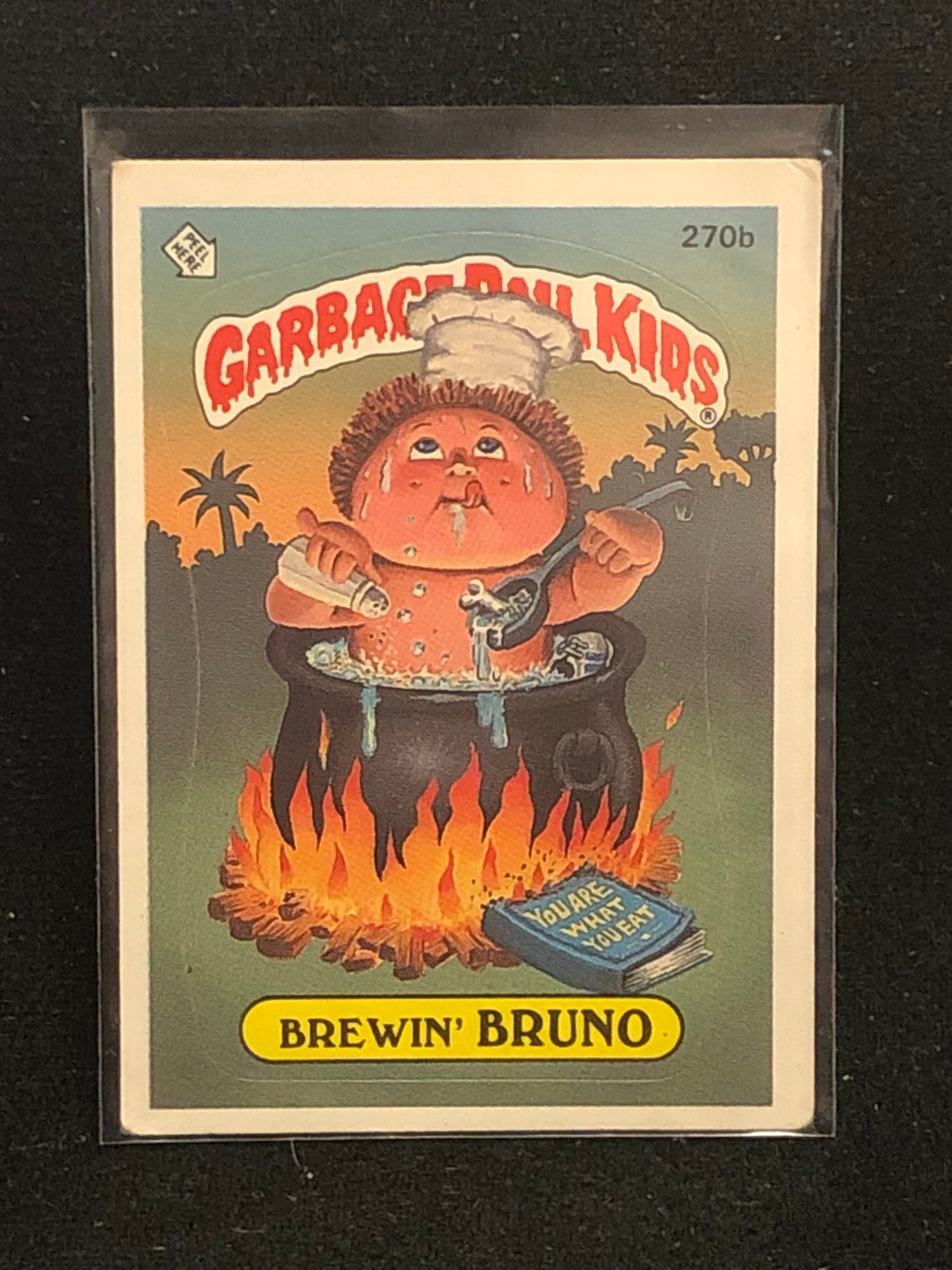 Garbage Pail Kids Original Series 7 (os7) 270b Brewin Bruno