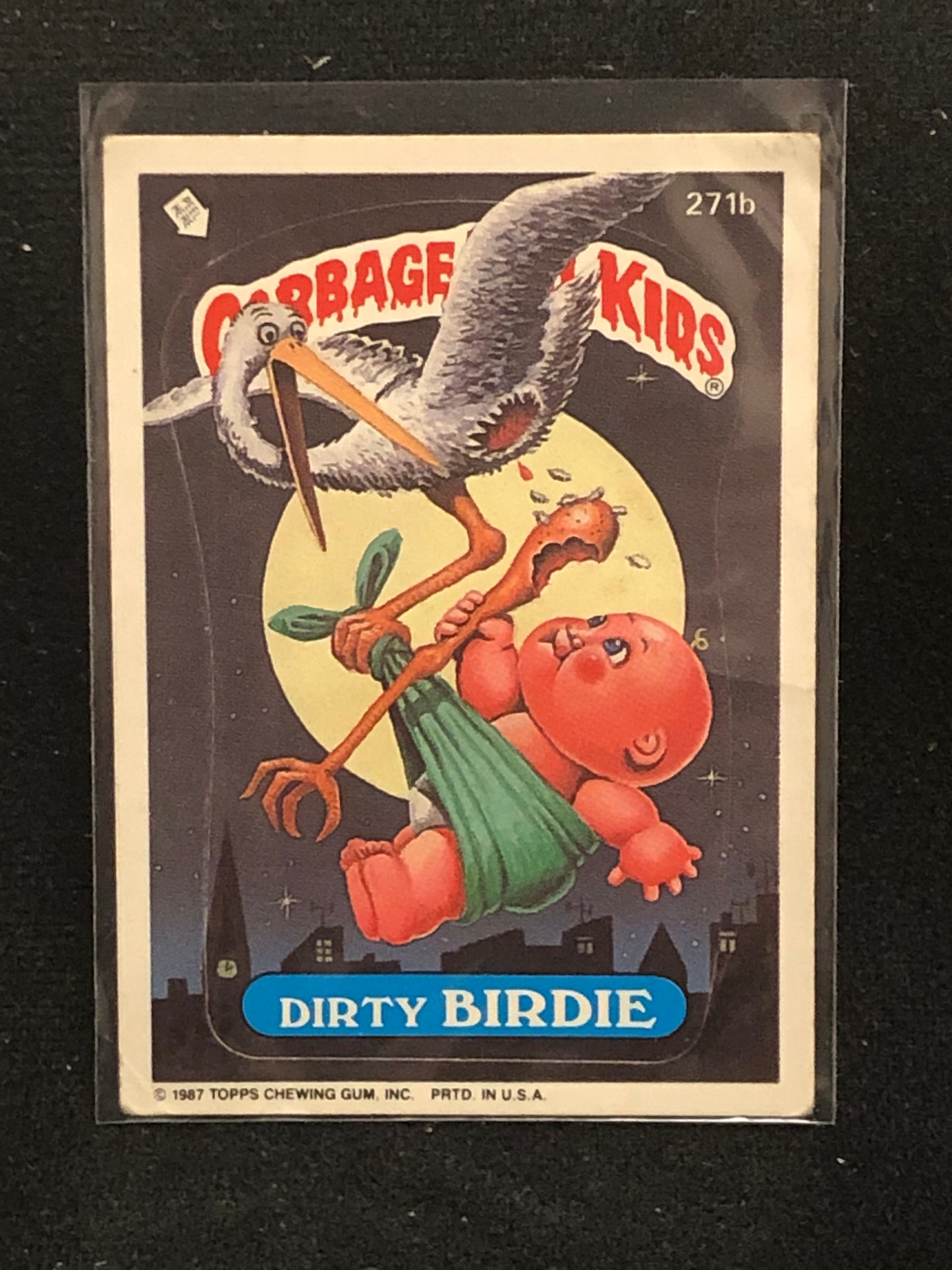 Garbage Pail Kids Original Series 7 (os7) 271b Dirty Birdie