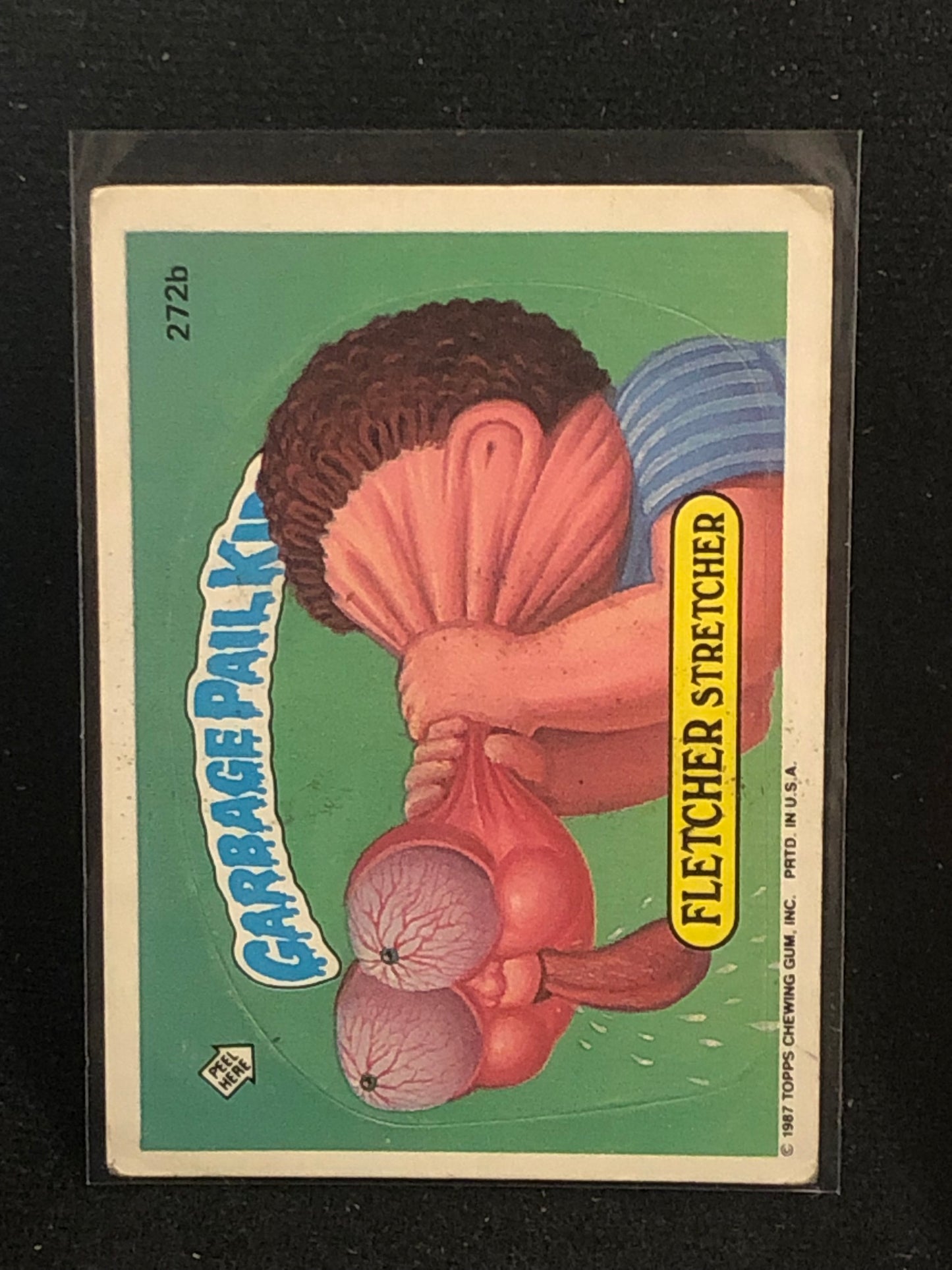 Garbage Pail Kids Original Series 7 (os7) 272b Fletcher Stretcher