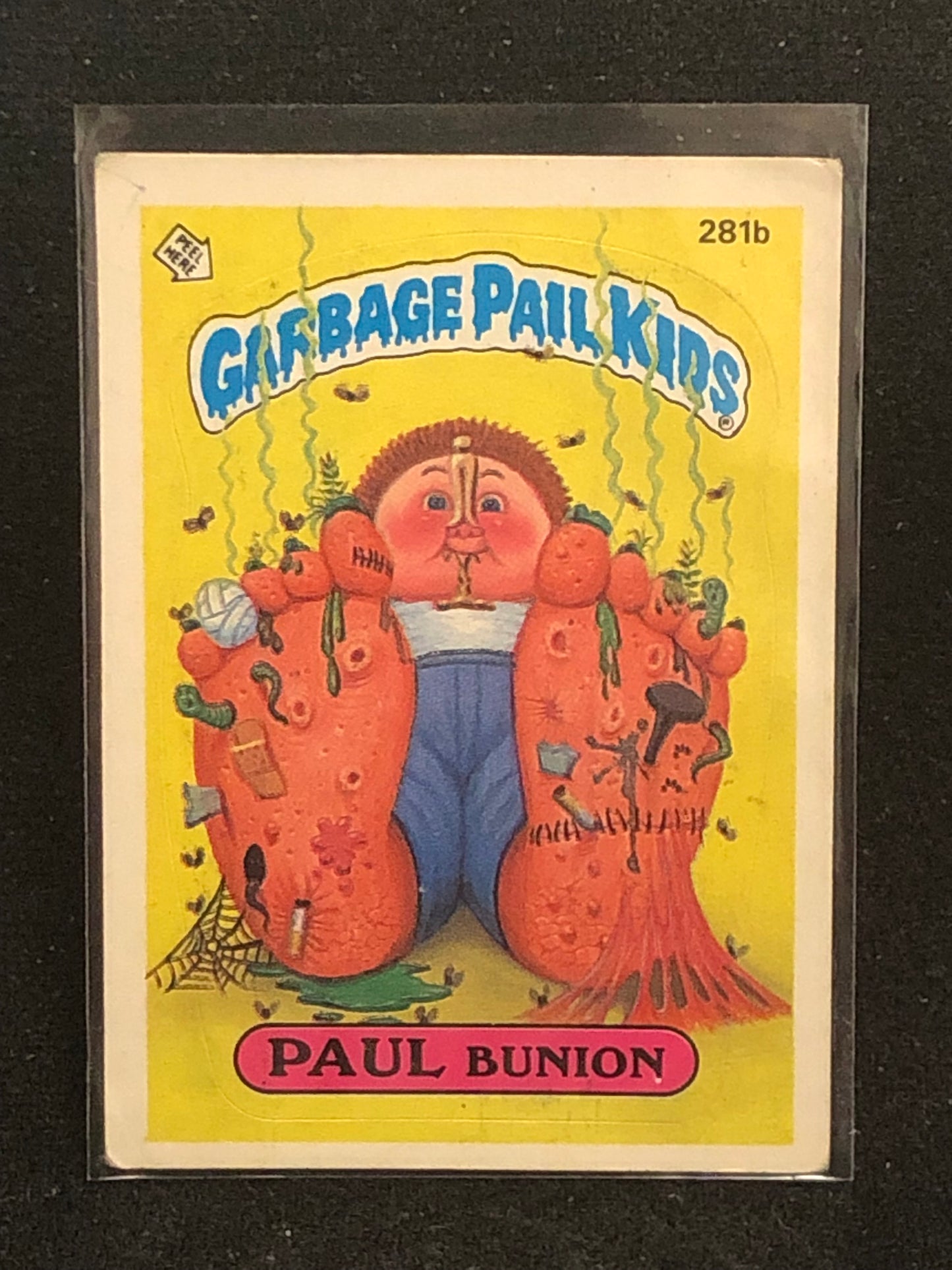 Garbage Pail Kids Original Series 7 (os7) 281b Paul Bunion