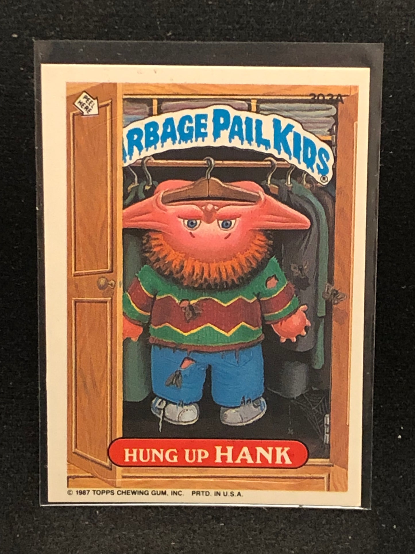 Garbage Pail Kids Original Series 8 (os8) 303a Hung Up Hank