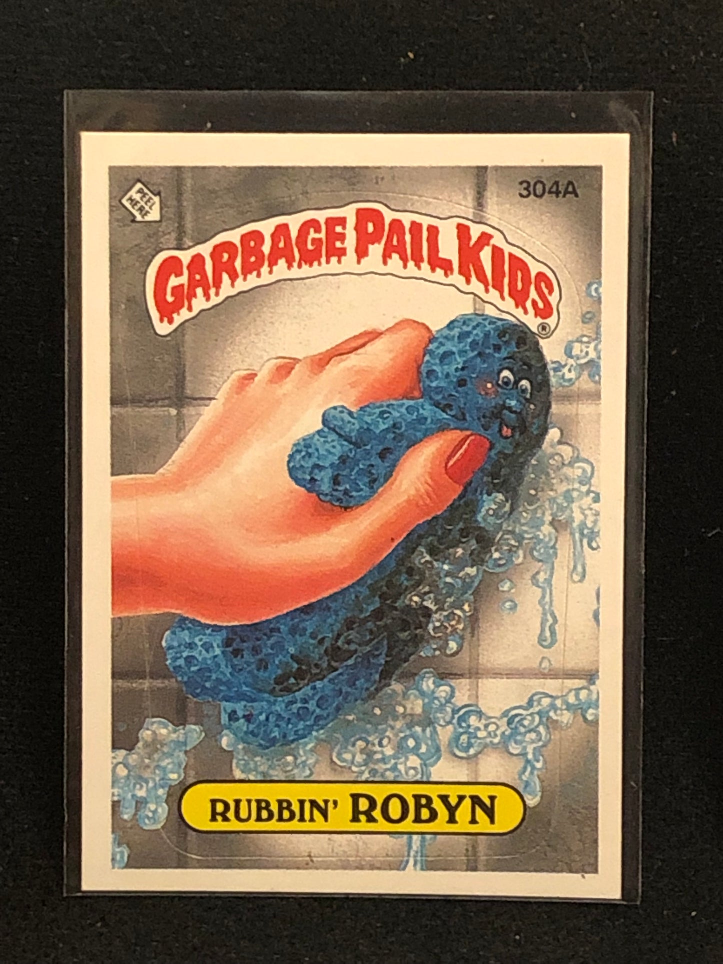 Garbage Pail Kids Original Series 8 (os8) 304a Rubbin Robyn