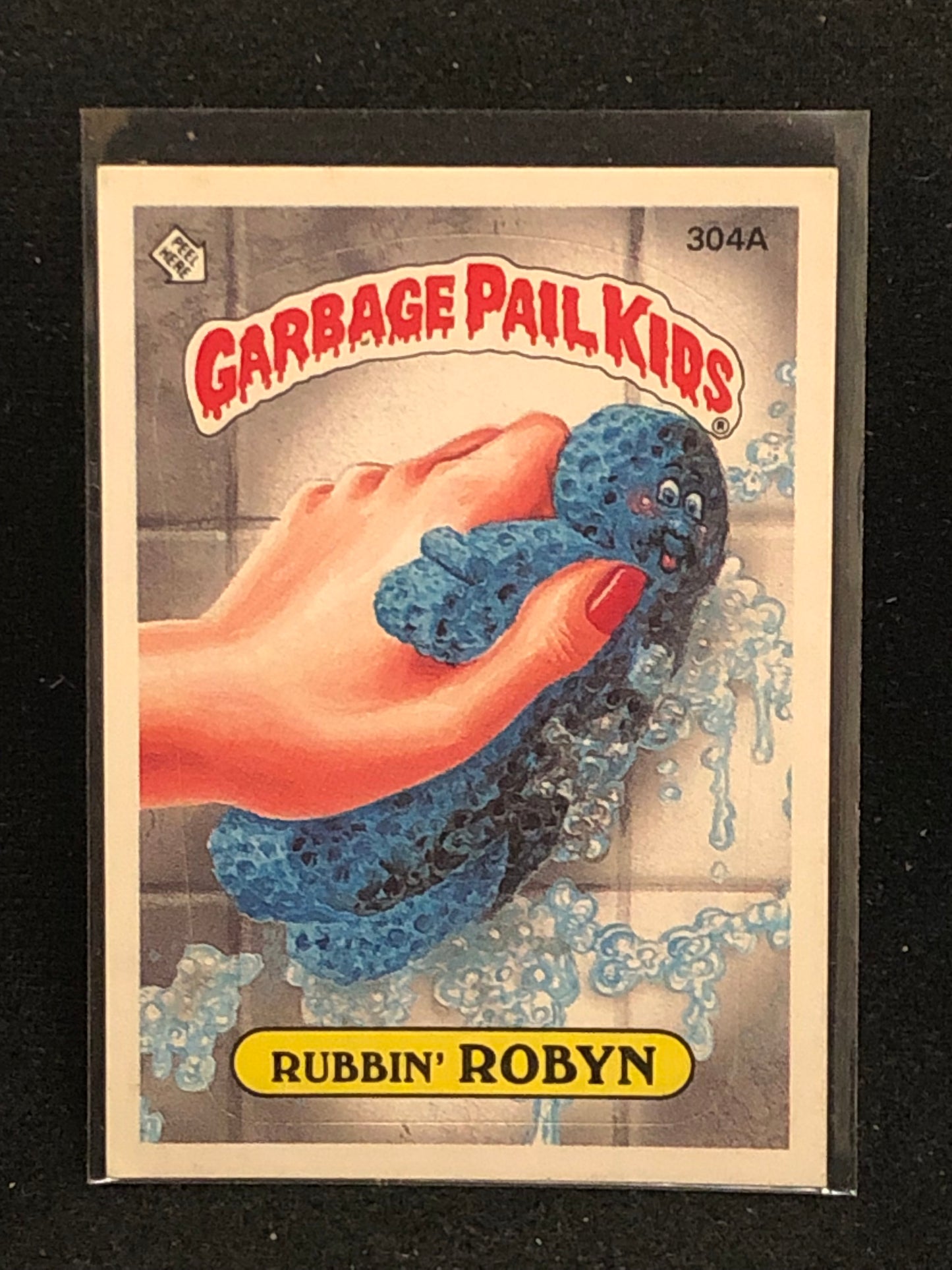 Garbage Pail Kids Original Series 8 (os8) 304a Rubbin Robyn