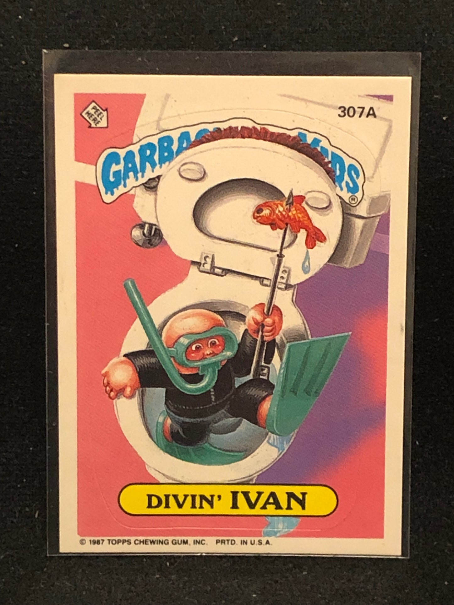 Garbage Pail Kids Original Series 8 (os8) 307a Divin Ivan